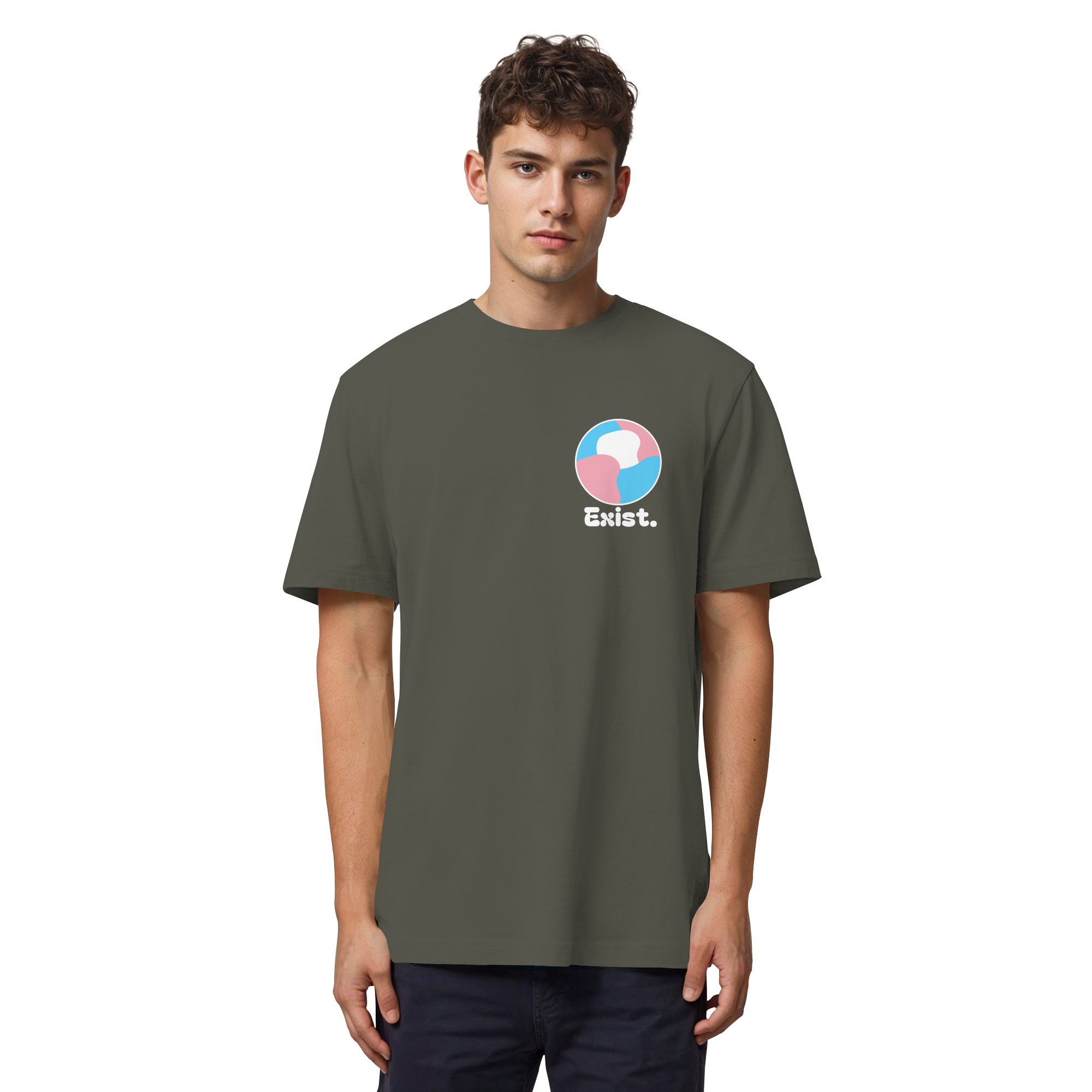Exist "Trans Edition" - Organic Heavy T-Shirt