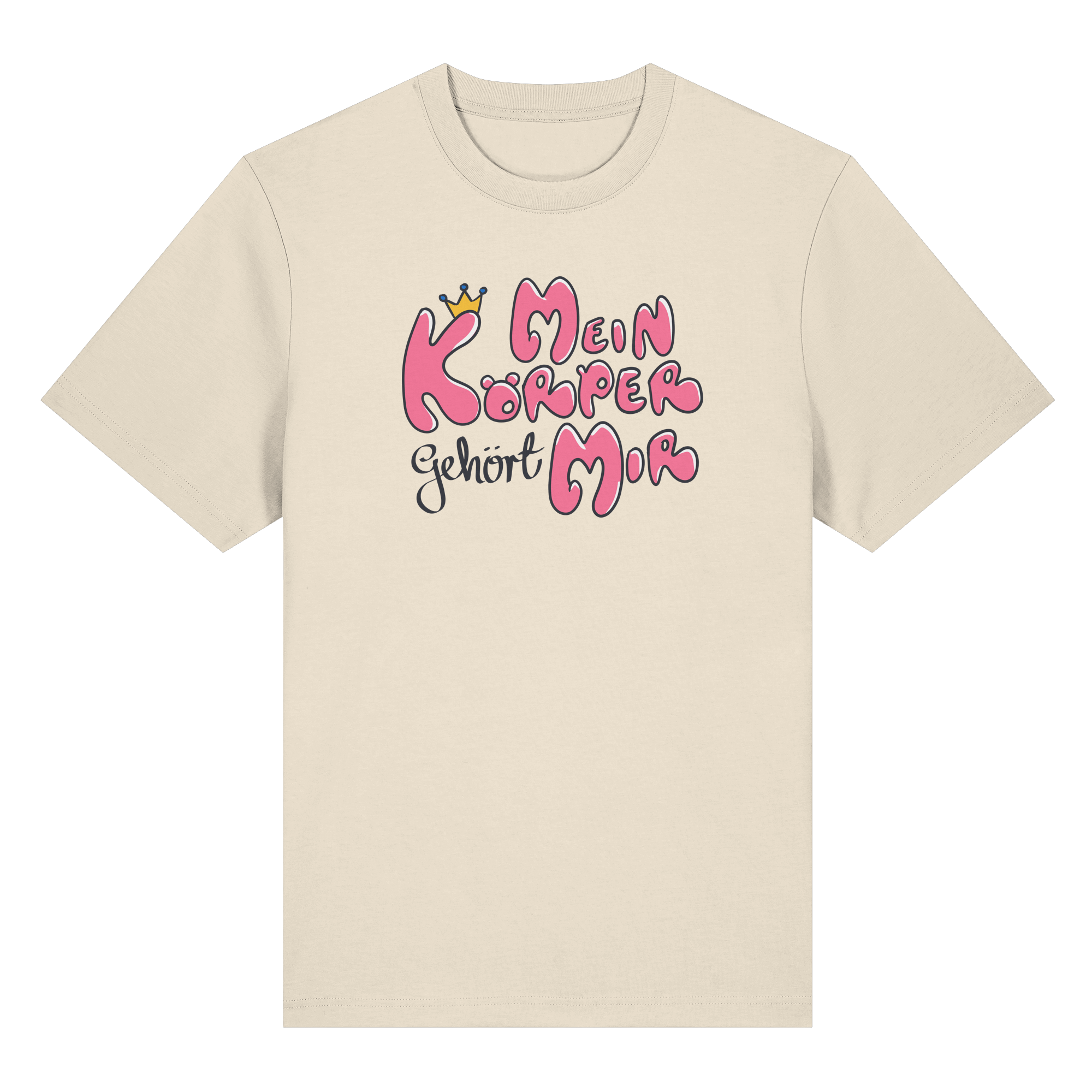 Mein Körper gehört mir "Pinke Edition" - Organic Heavy T-Shirt