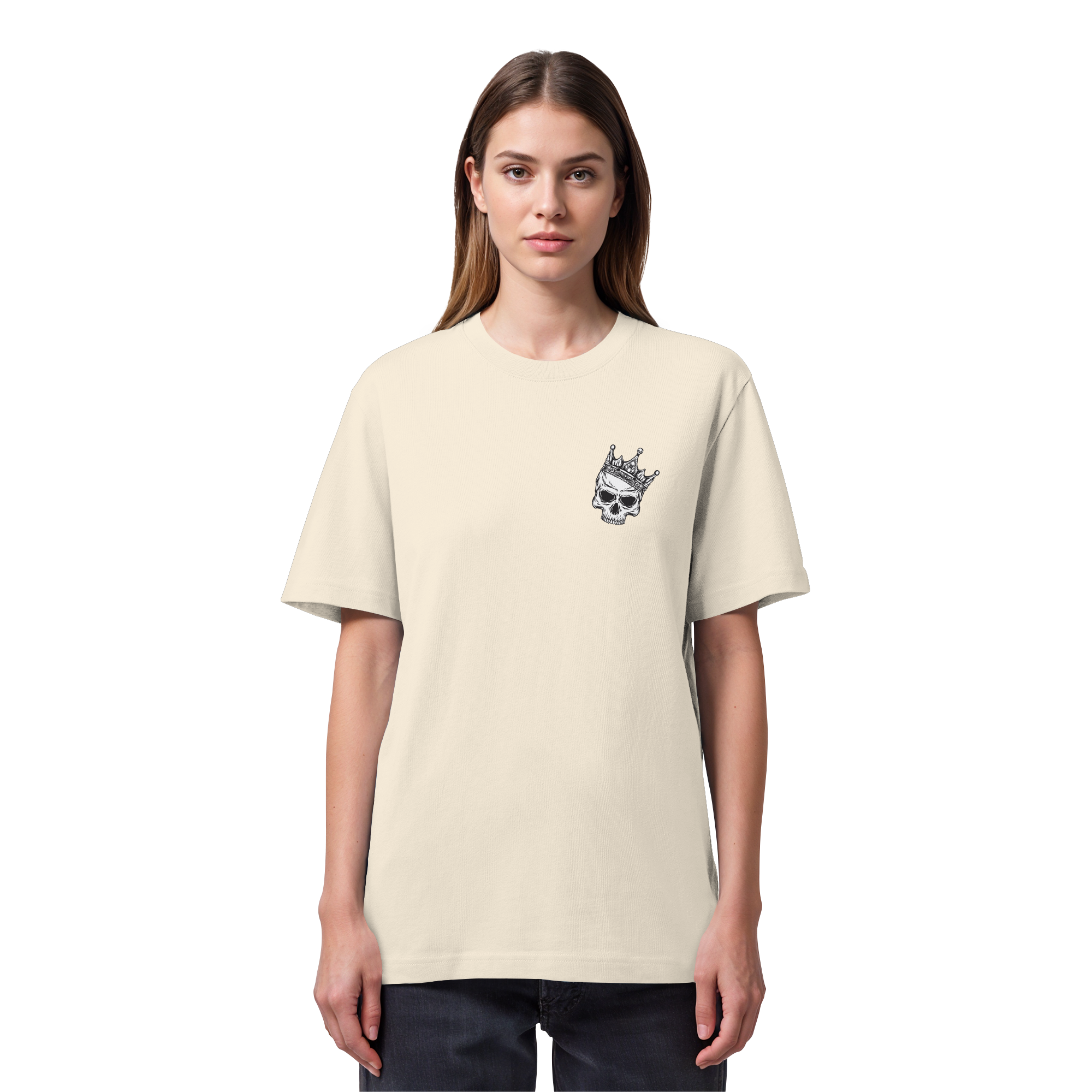 Eat the Rich "Skull Edition" Backprint - Organic Heavy T-Shirt
