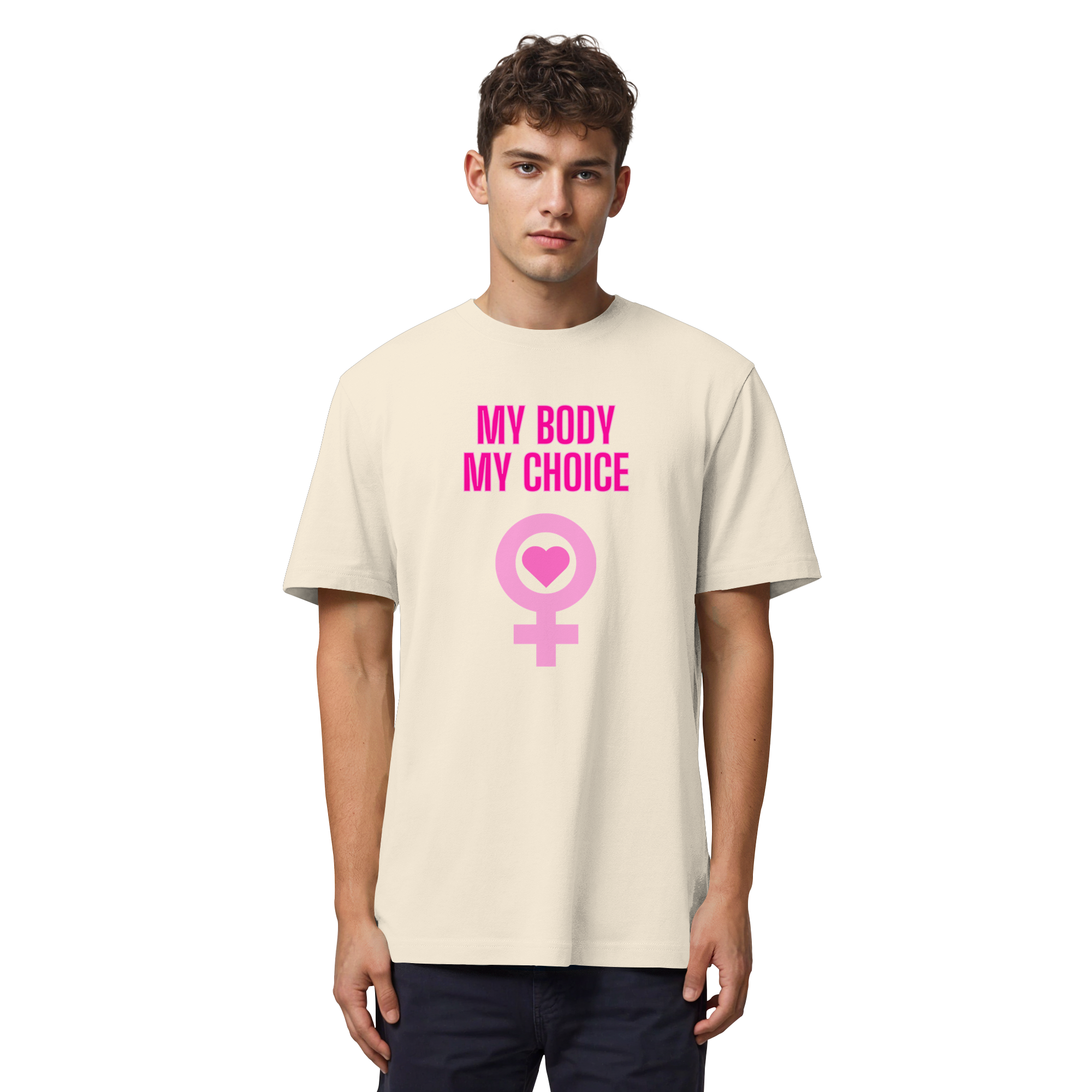 My Body My Choice "Pink Power Edition" - Organic Heavy T-Shirt