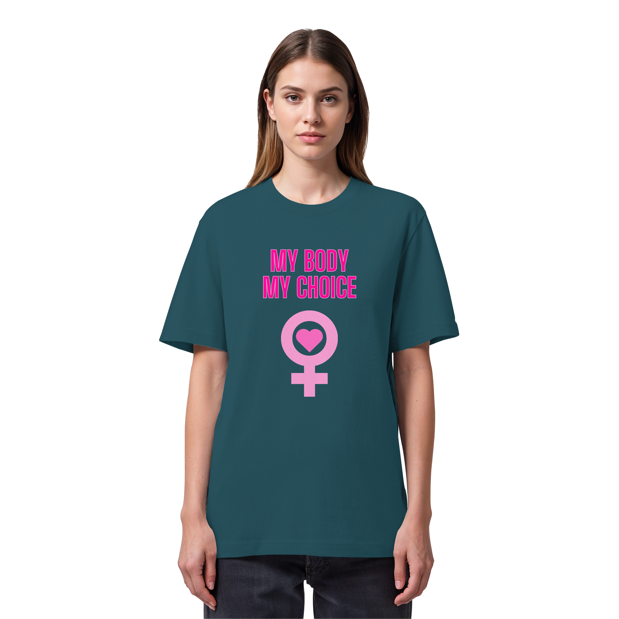 My Body My Choice "Pink Power Edition" - Organic Heavy T-Shirt