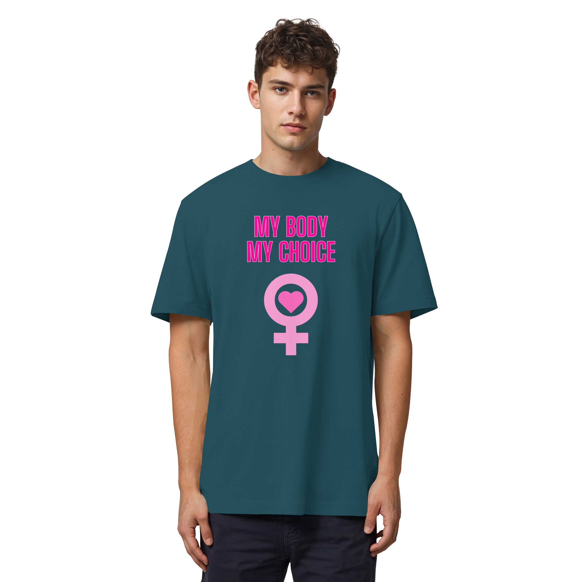 My Body My Choice "Pink Power Edition" - Organic Heavy T-Shirt