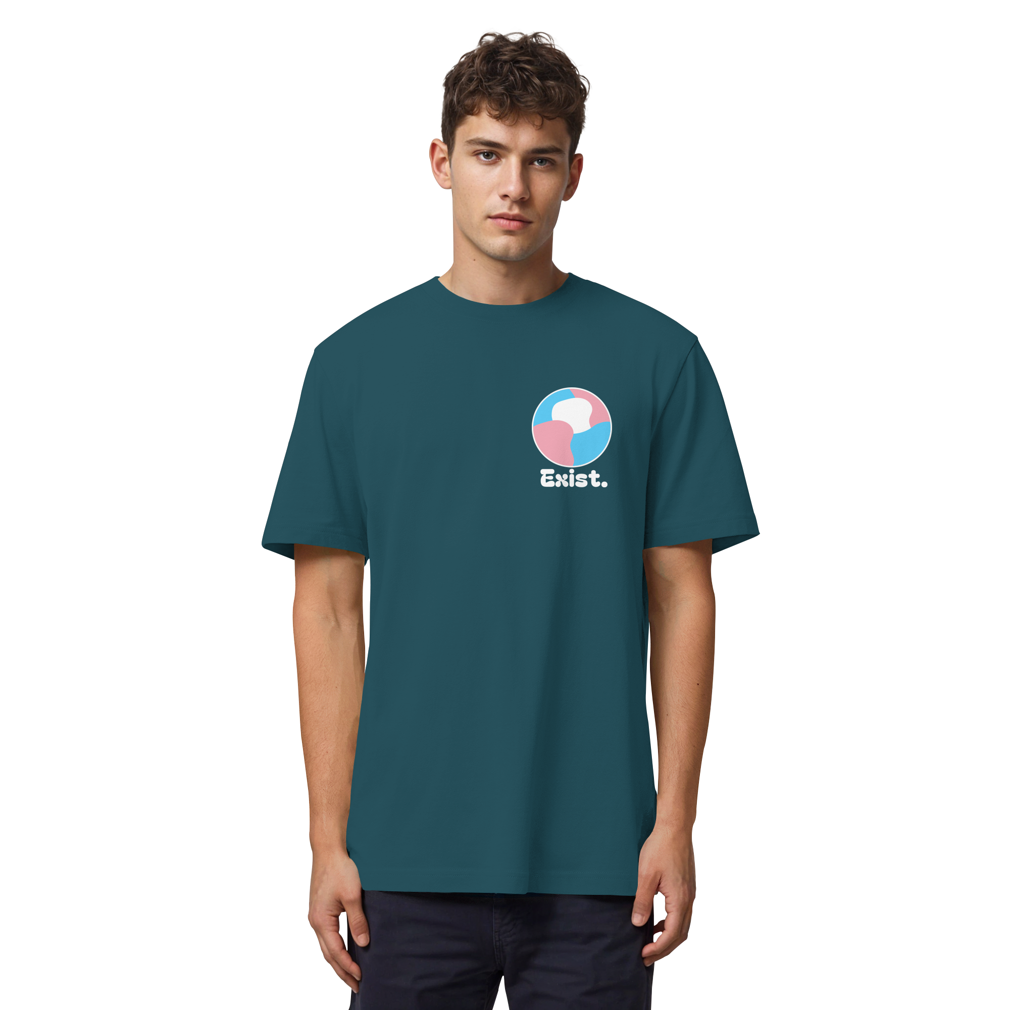Exist "Trans Edition" - Organic Heavy T-Shirt