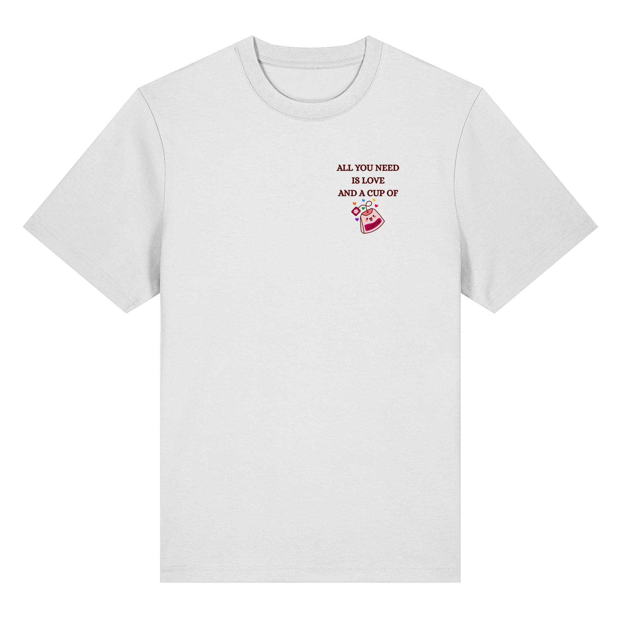 All You Need Is Love And A Cup Of lgbTEA - Organic Heavy T-Shirt