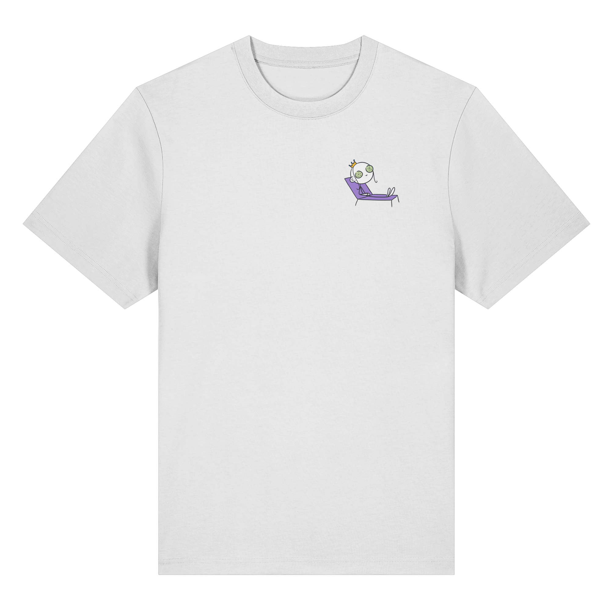 Seelenmännchen "Chill Out Edition" Brustprint - Organic Heavy T-Shirt