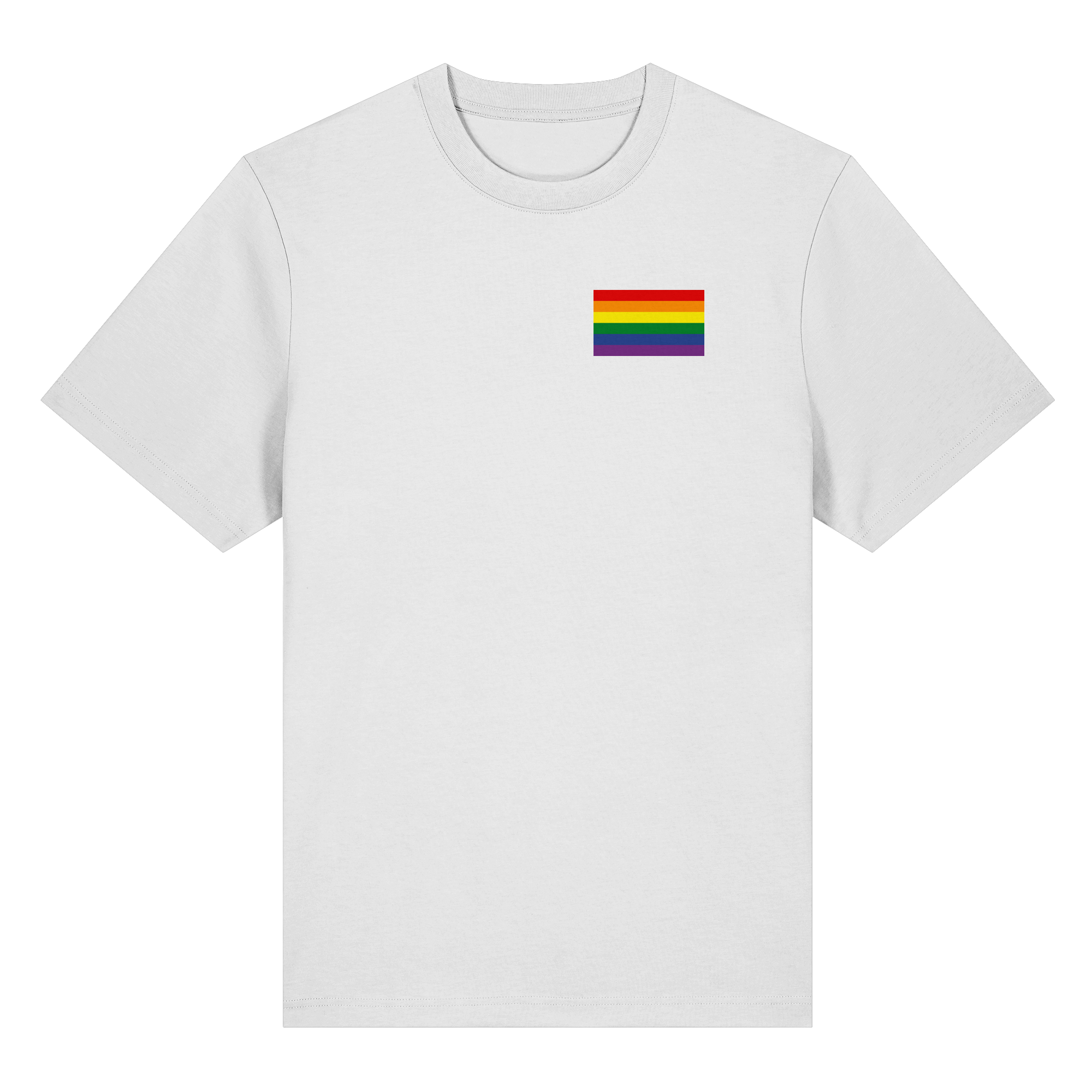 Regenbogen Pride Flag - Organic Heavy T-Shirt