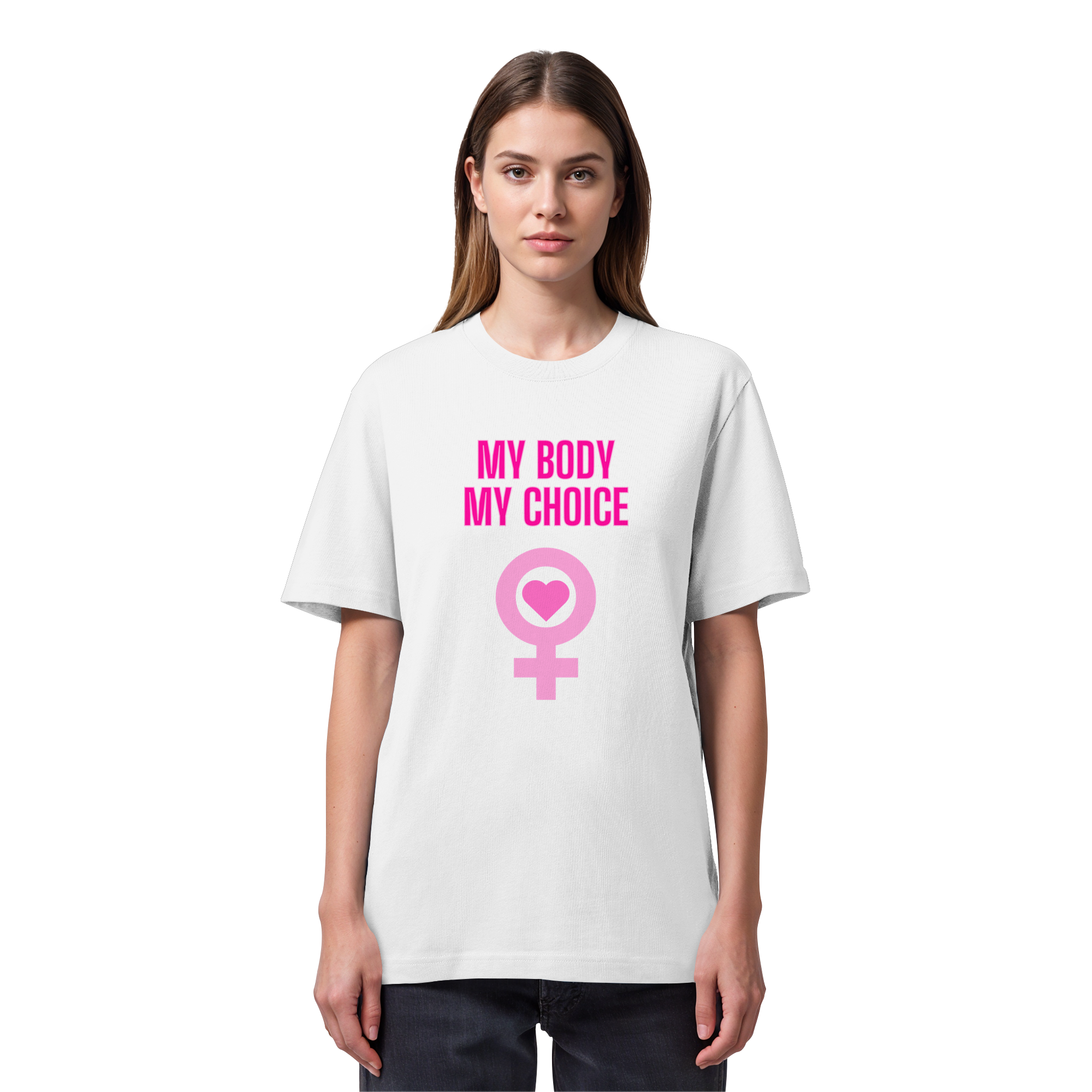 My Body My Choice "Pink Power Edition" - Organic Heavy T-Shirt