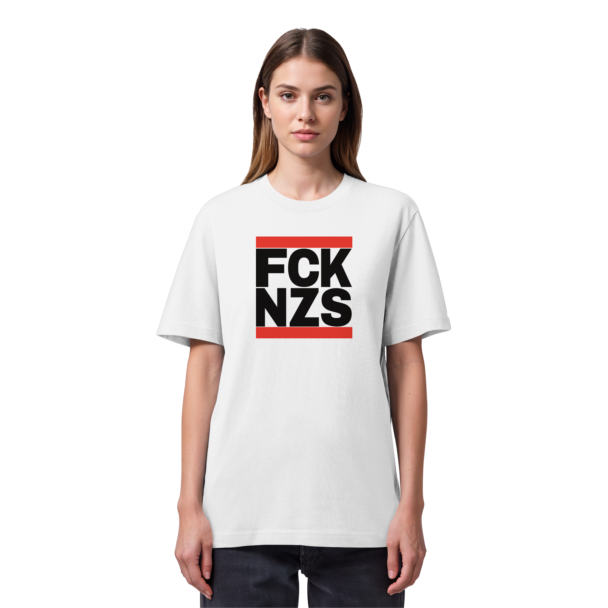 FCK NZS (schwarze Schrift) - Organic Heavy T-Shirt