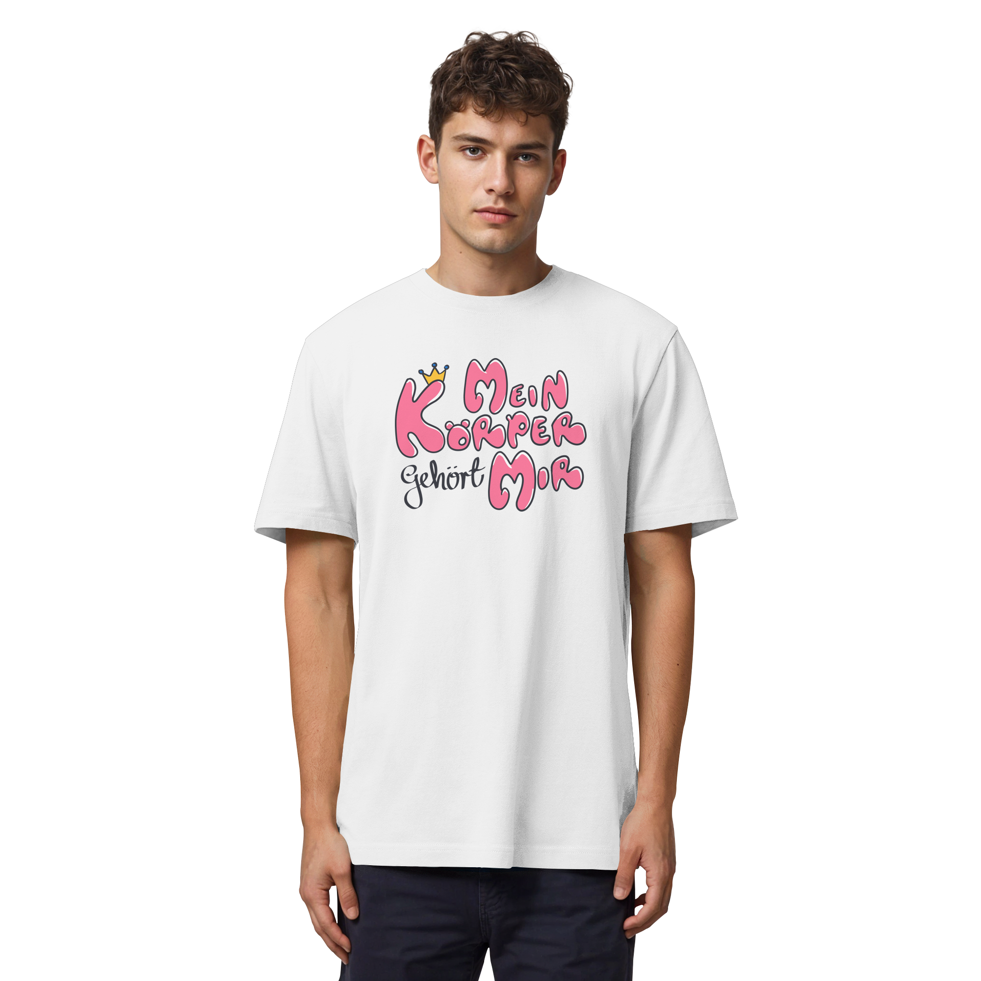 Mein Körper gehört mir "Pinke Edition" - Organic Heavy T-Shirt