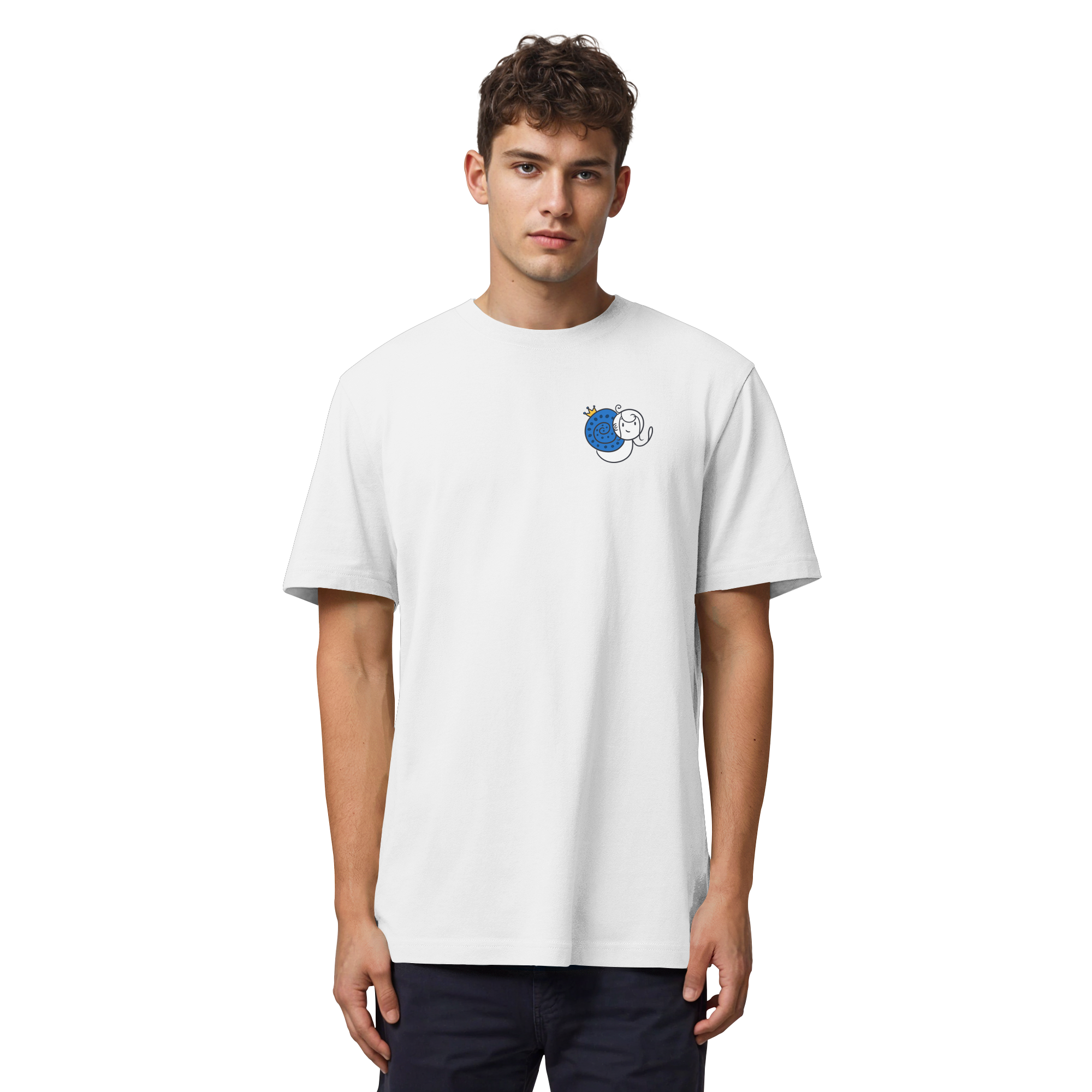 Meine Heilung braucht Zeit "Schwarze Edition" Backprint - Organic Heavy T-Shirt