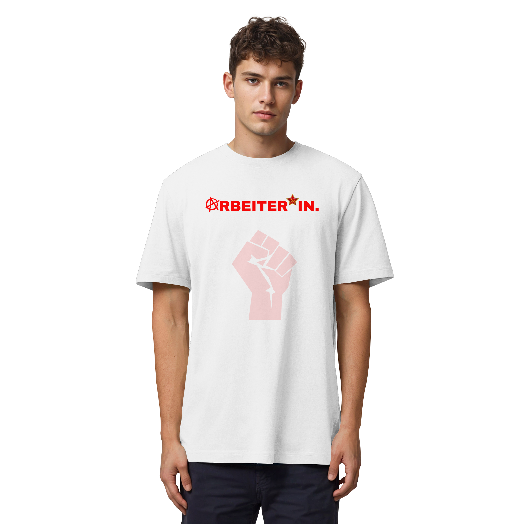 ARBEITER*IN. "Solidarisch und Frei Edition" - Organic Heavy T-Shirt