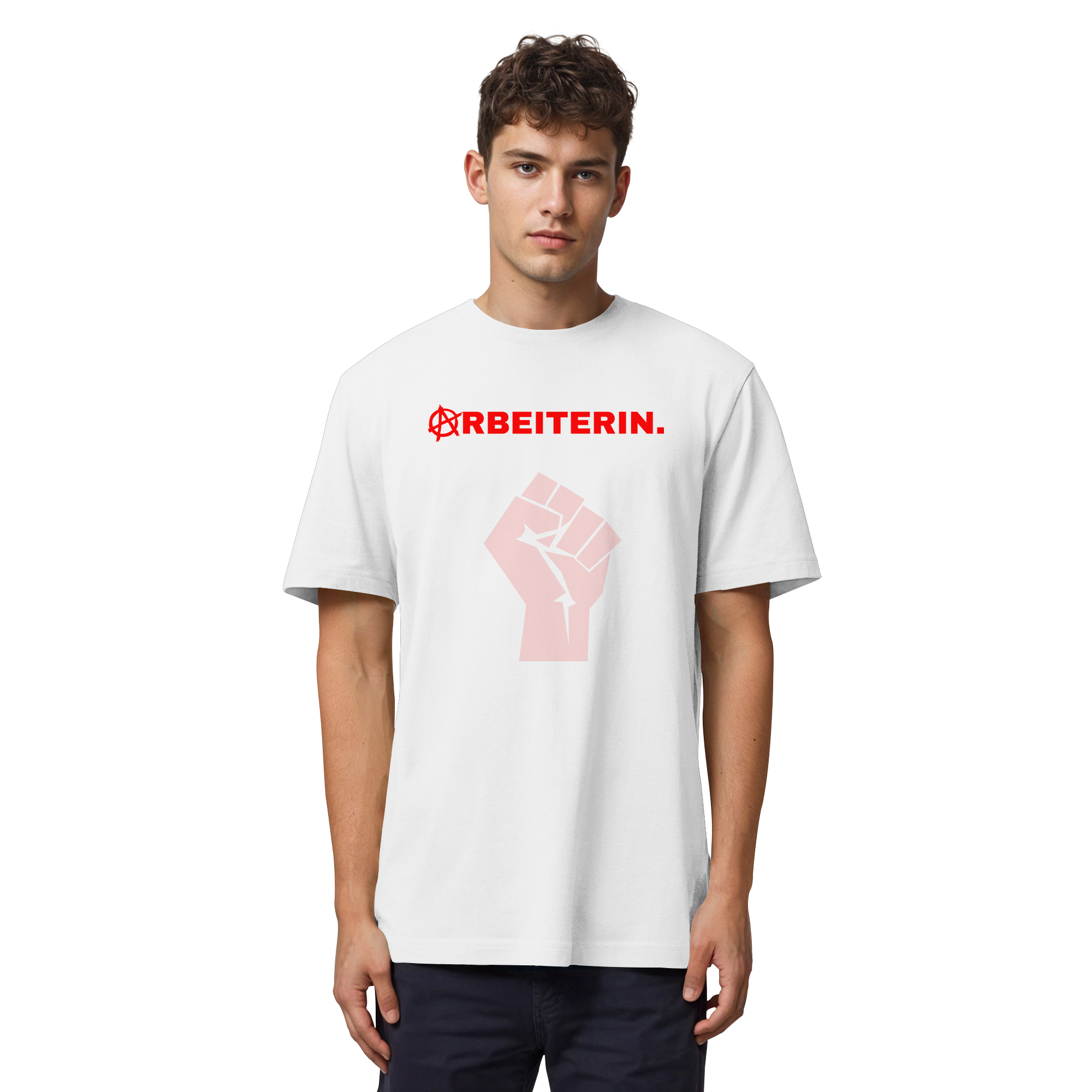 ARBEITERIN. "Solidarisch und Frei Edition" - Organic Heavy T-Shirt