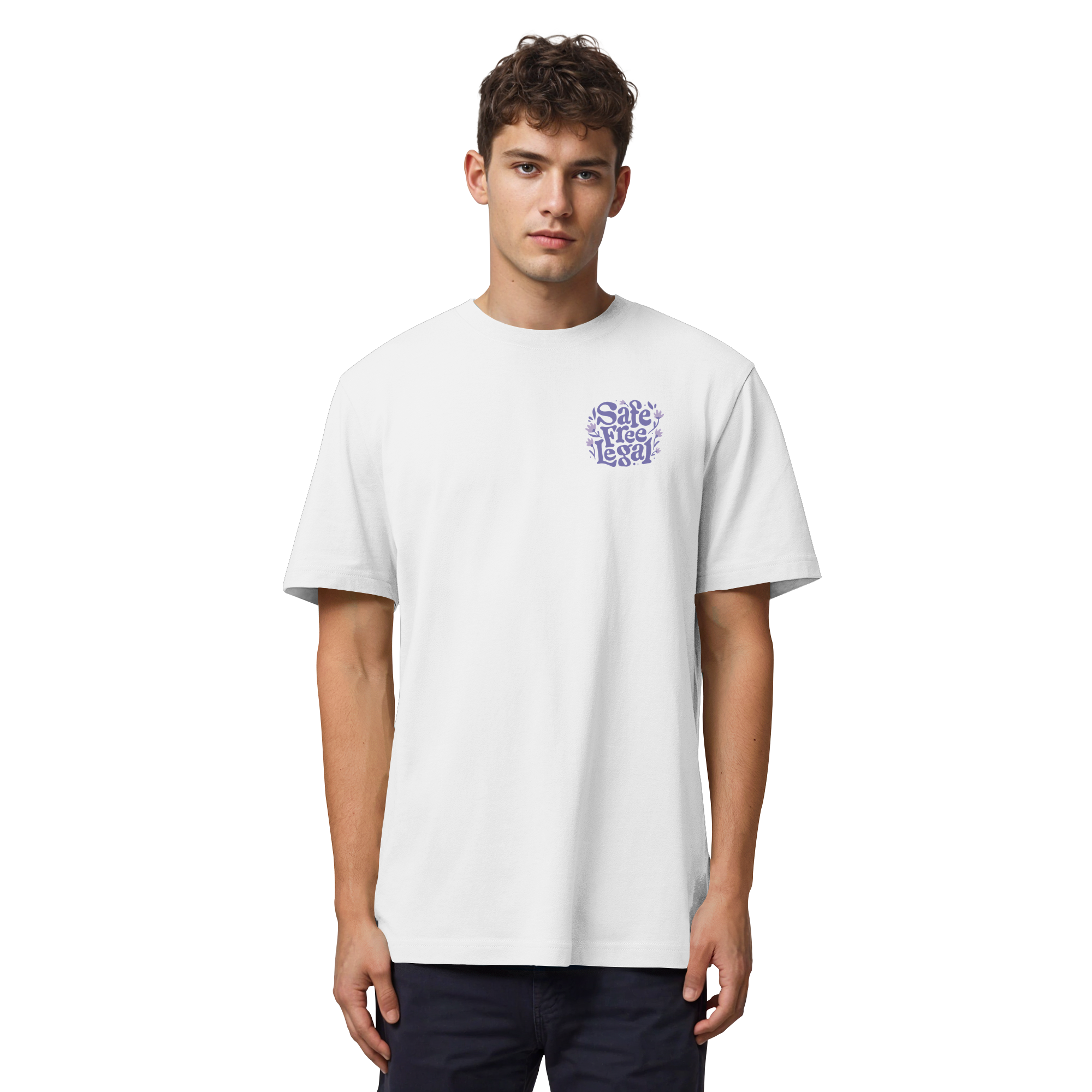 Safe Free Legal "Blumen Edition" - Organic Heavy T-Shirt