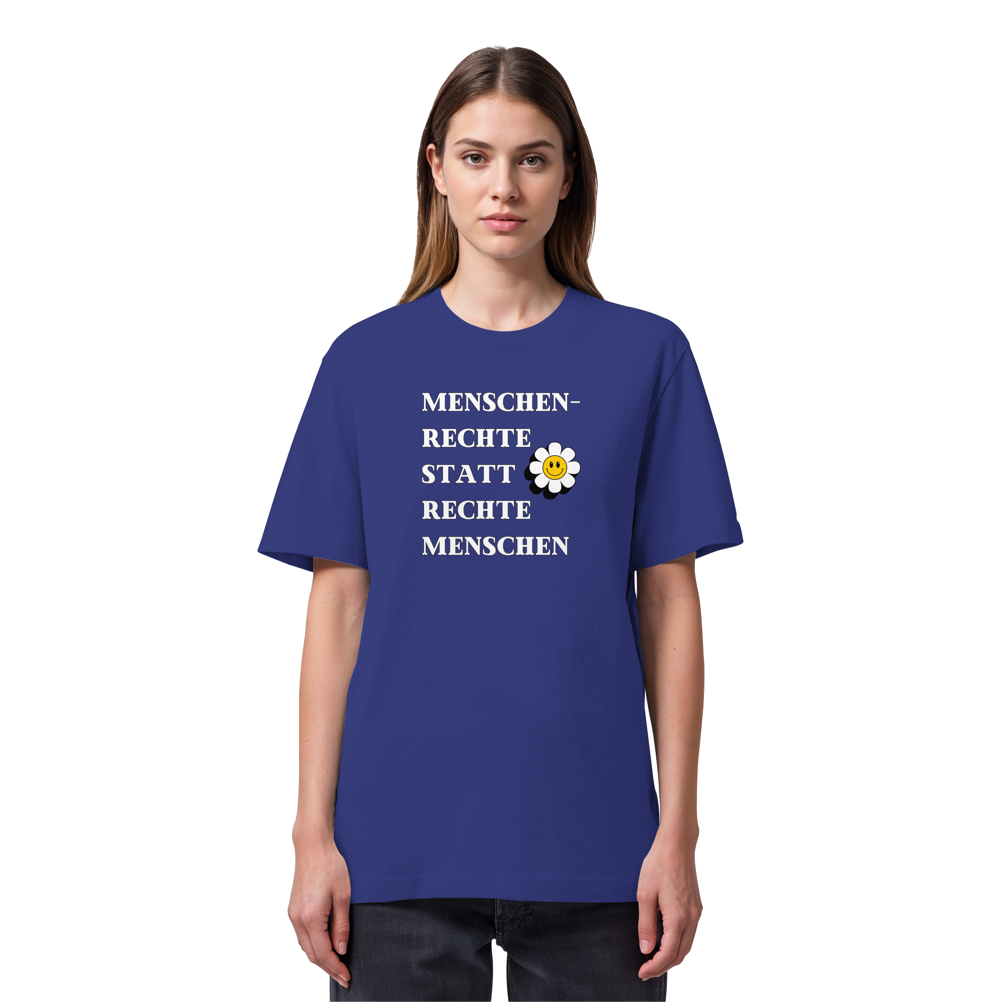 Menschenrechte statt rechte Menschen - Organic Heavy T-Shirt