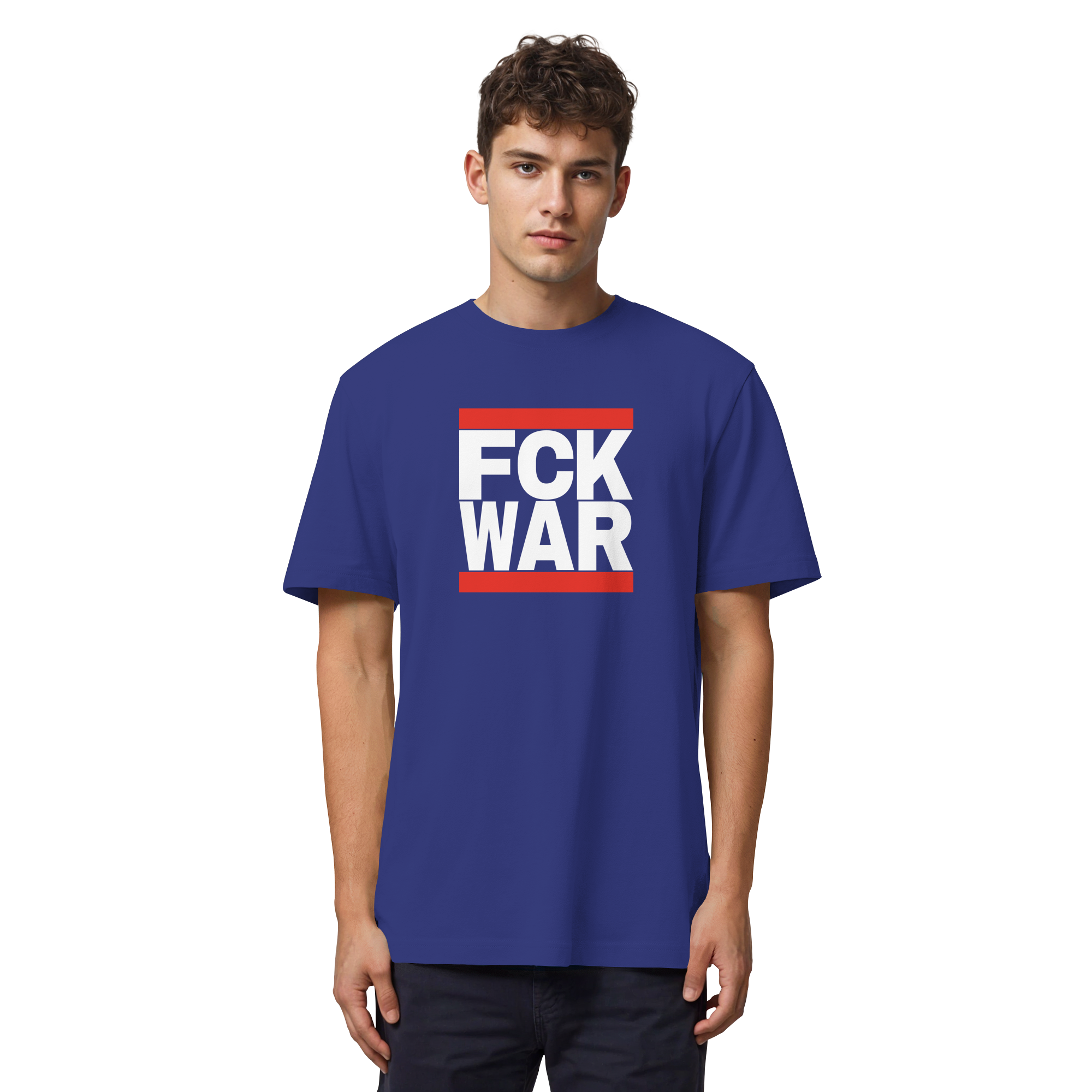 FCK WAR (weiße Schrift) - Organic Heavy T-Shirt