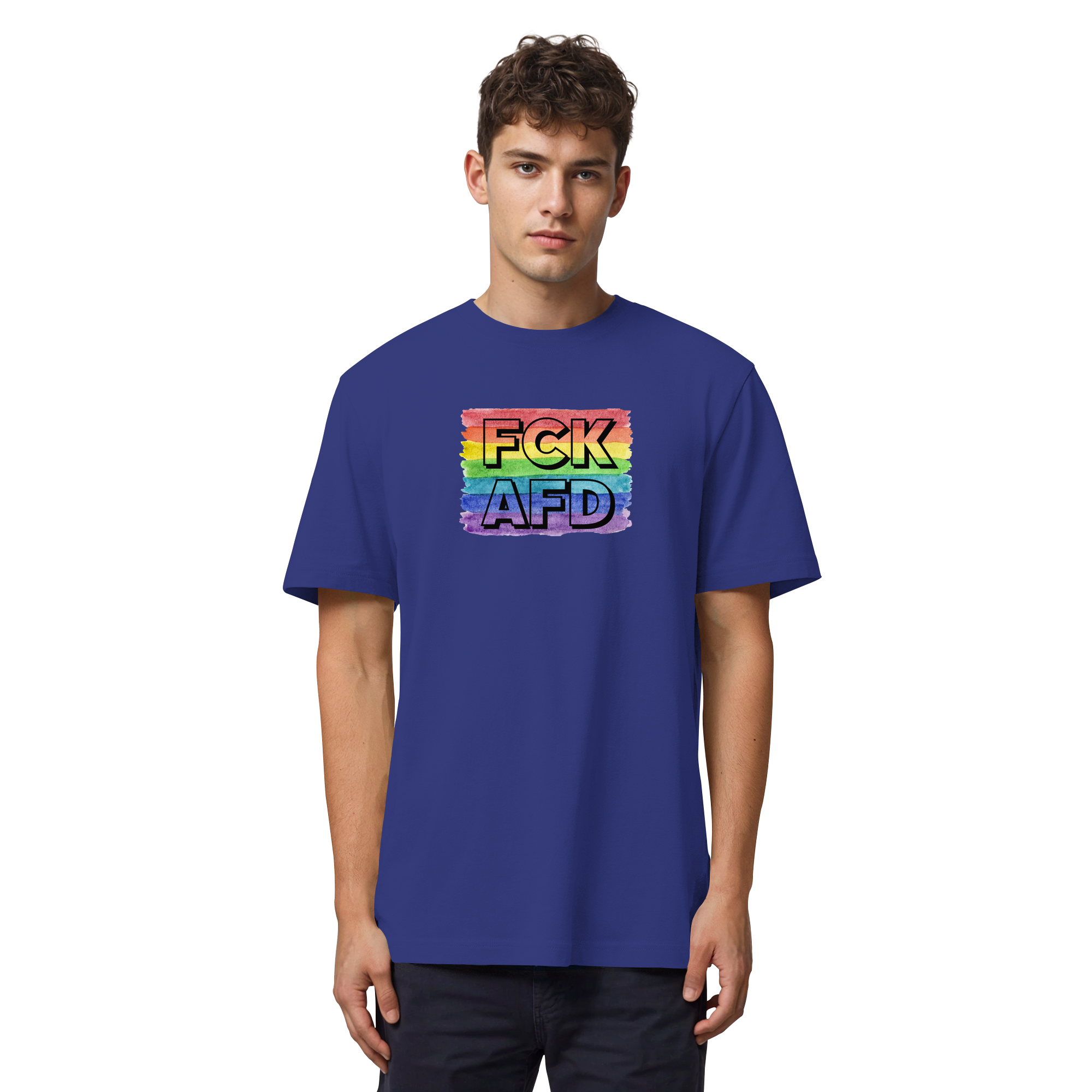 FCK AFD "Rainbow Resistance Edition" - Organic Heavy T-Shirt