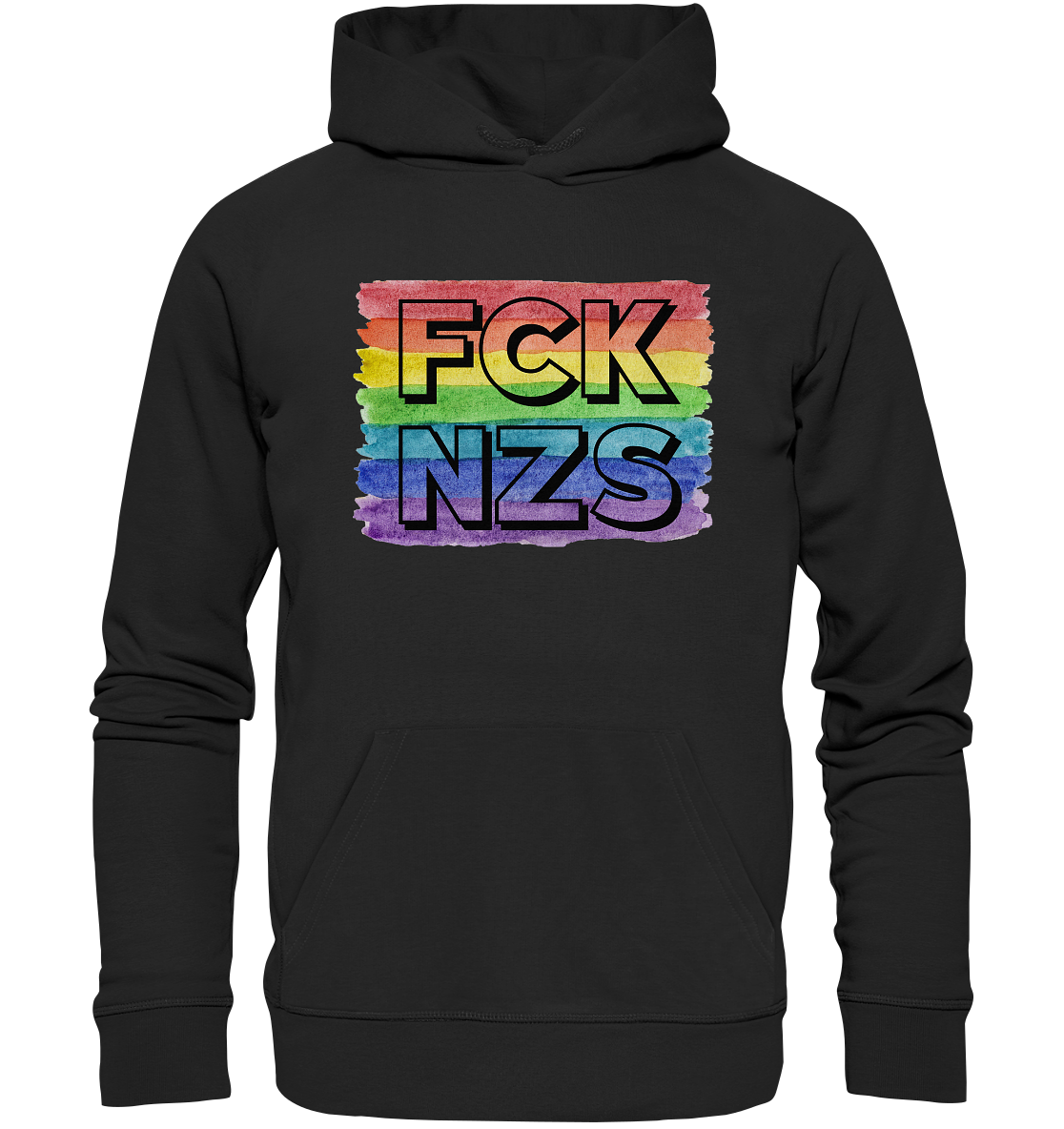 FCK NZS "Rainbow Resistance Edition" - Organic Hoodie