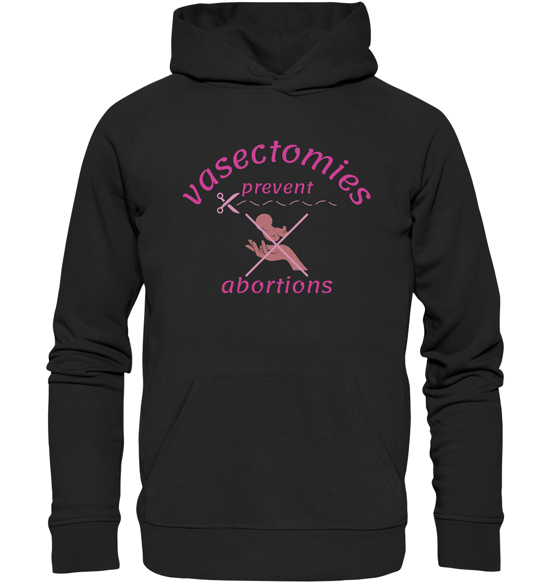 Vasectomies Prevent Abortions - Organic Hoodie