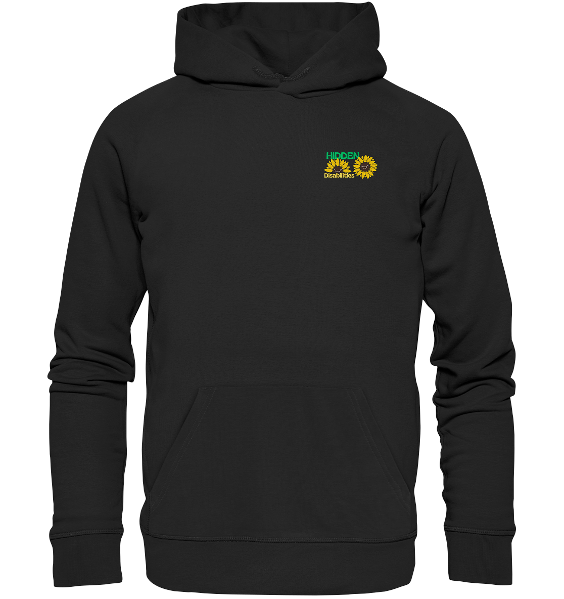 Hidden Disabilities "Sunflower Smile Edition" - Organic Hoodie