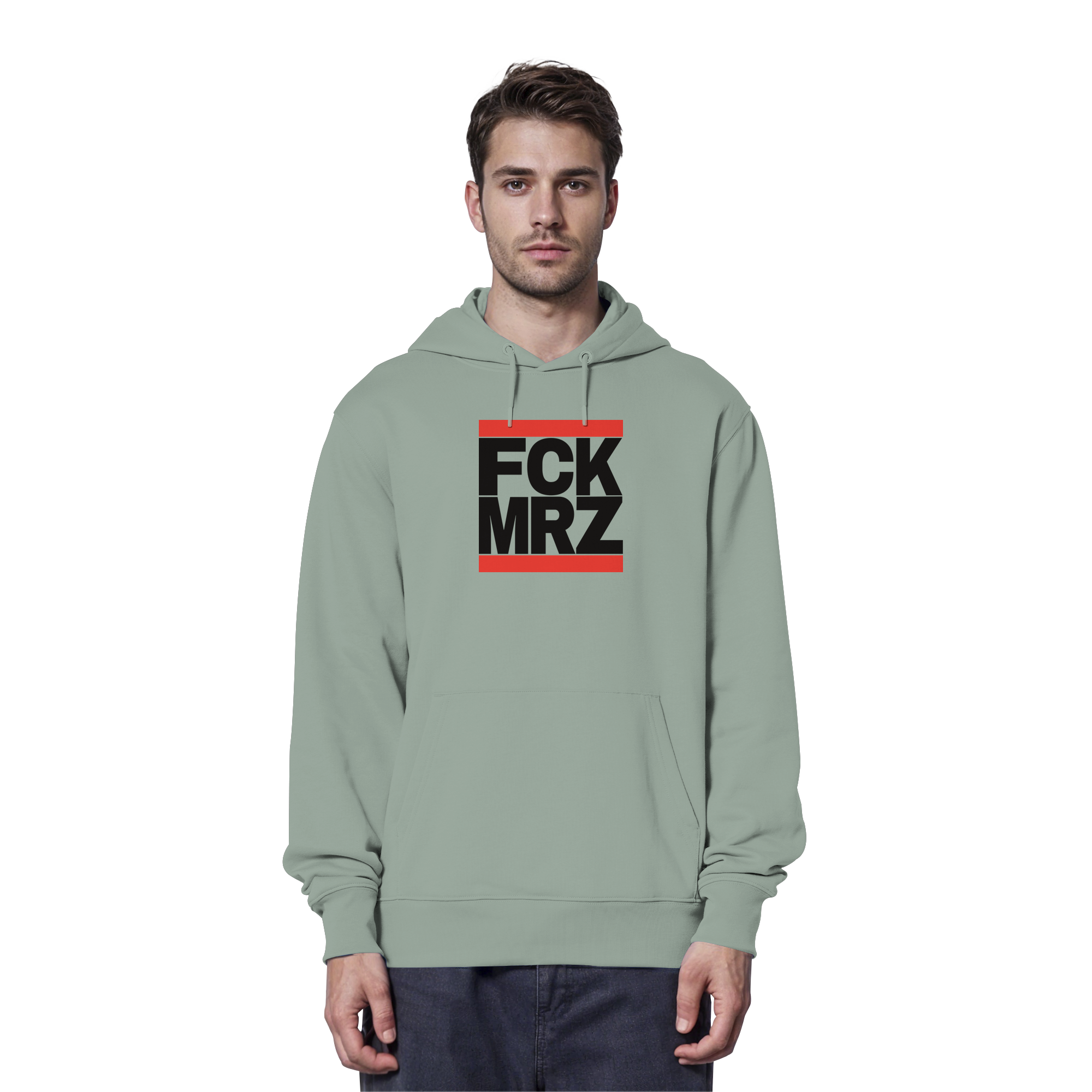 FCK MRZ (schwarze Schrift) - Organic Hoodie