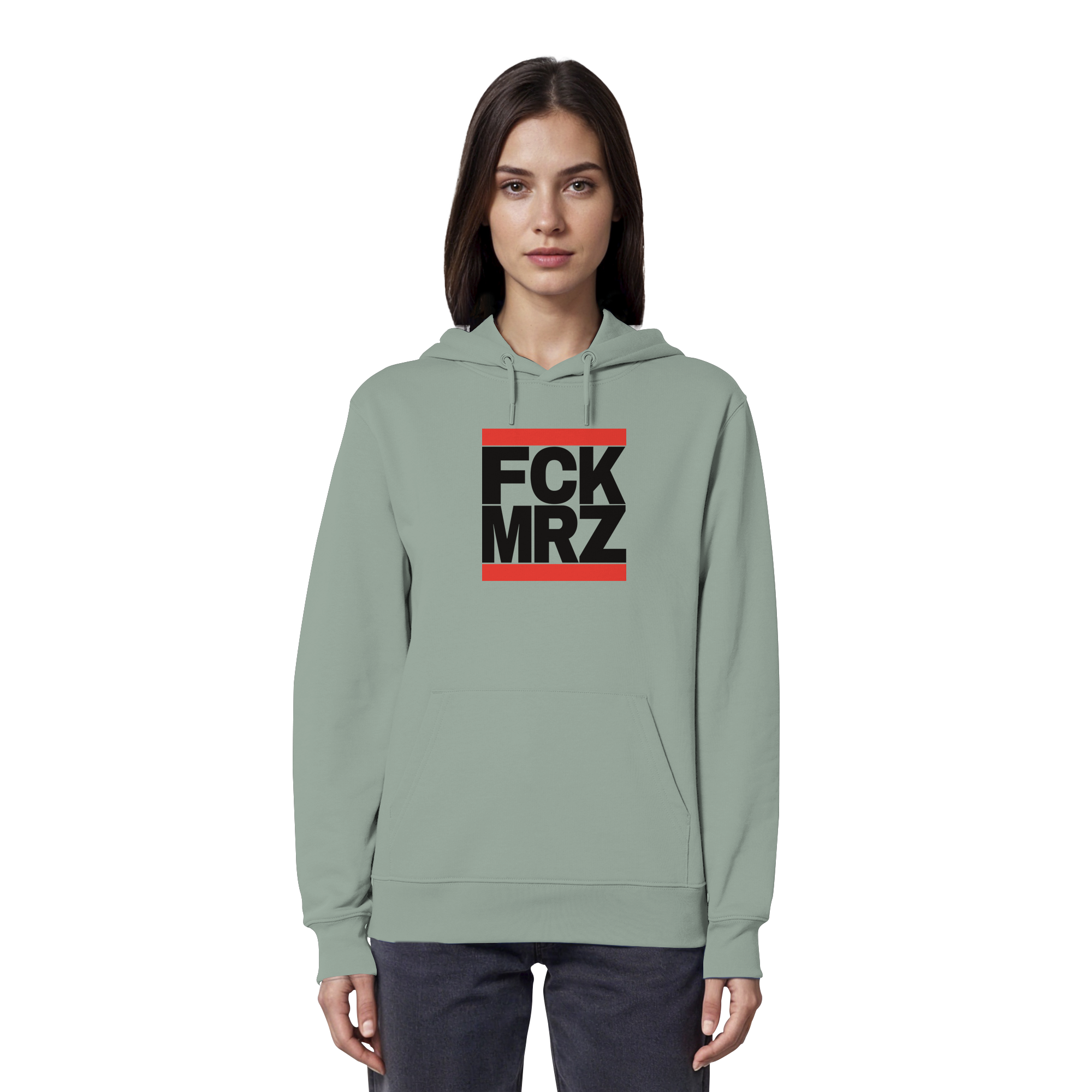 FCK MRZ (schwarze Schrift) - Organic Hoodie