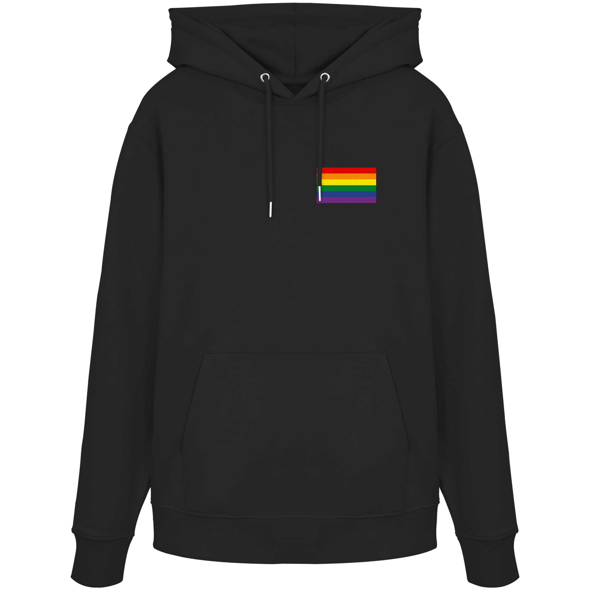 Regenbogen Pride Flag - Organic Hoodie