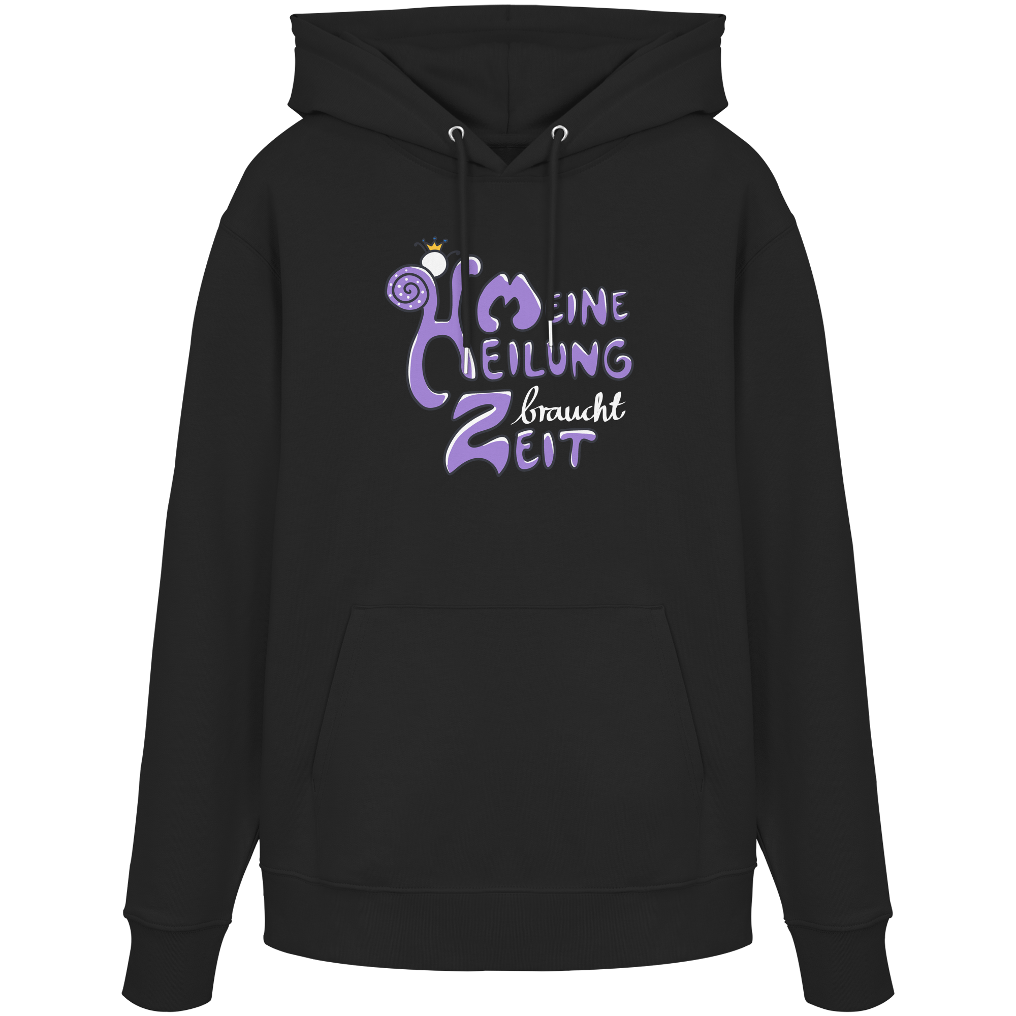 Meine Heilung braucht Zeit "Lila Edition" - Organic Hoodie