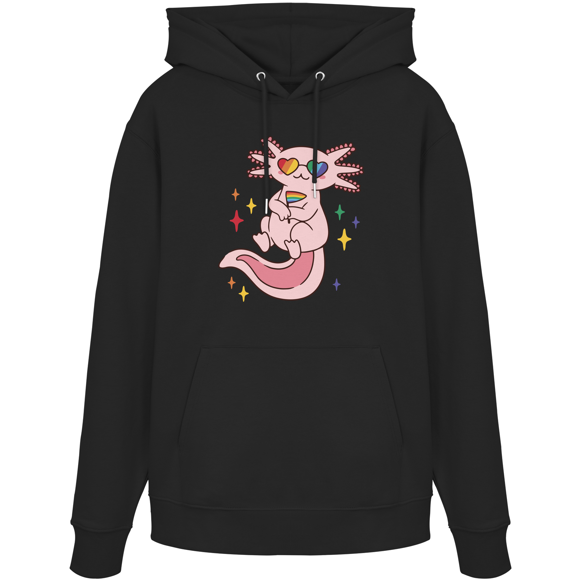 Big Pride Axolotl - Organic Hoodie
