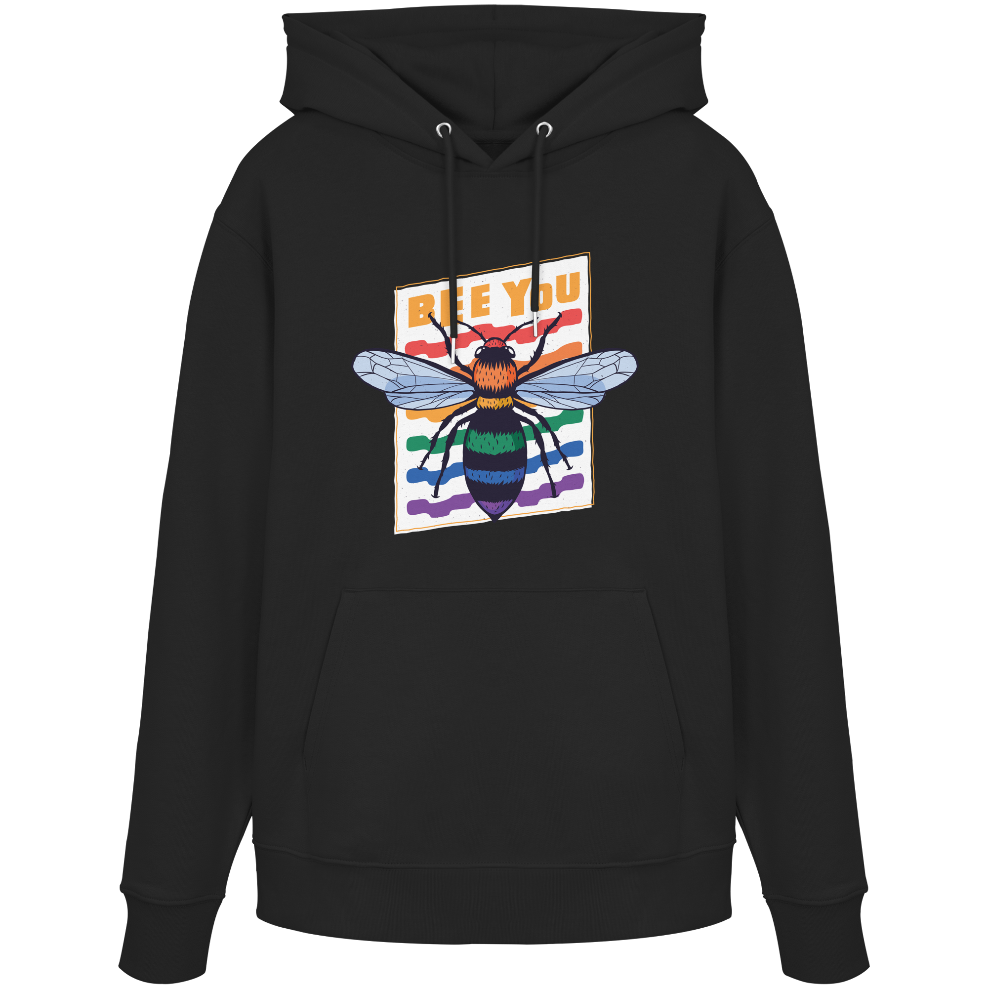 Bee You "Rainbow Edition" - Organic Hoodie