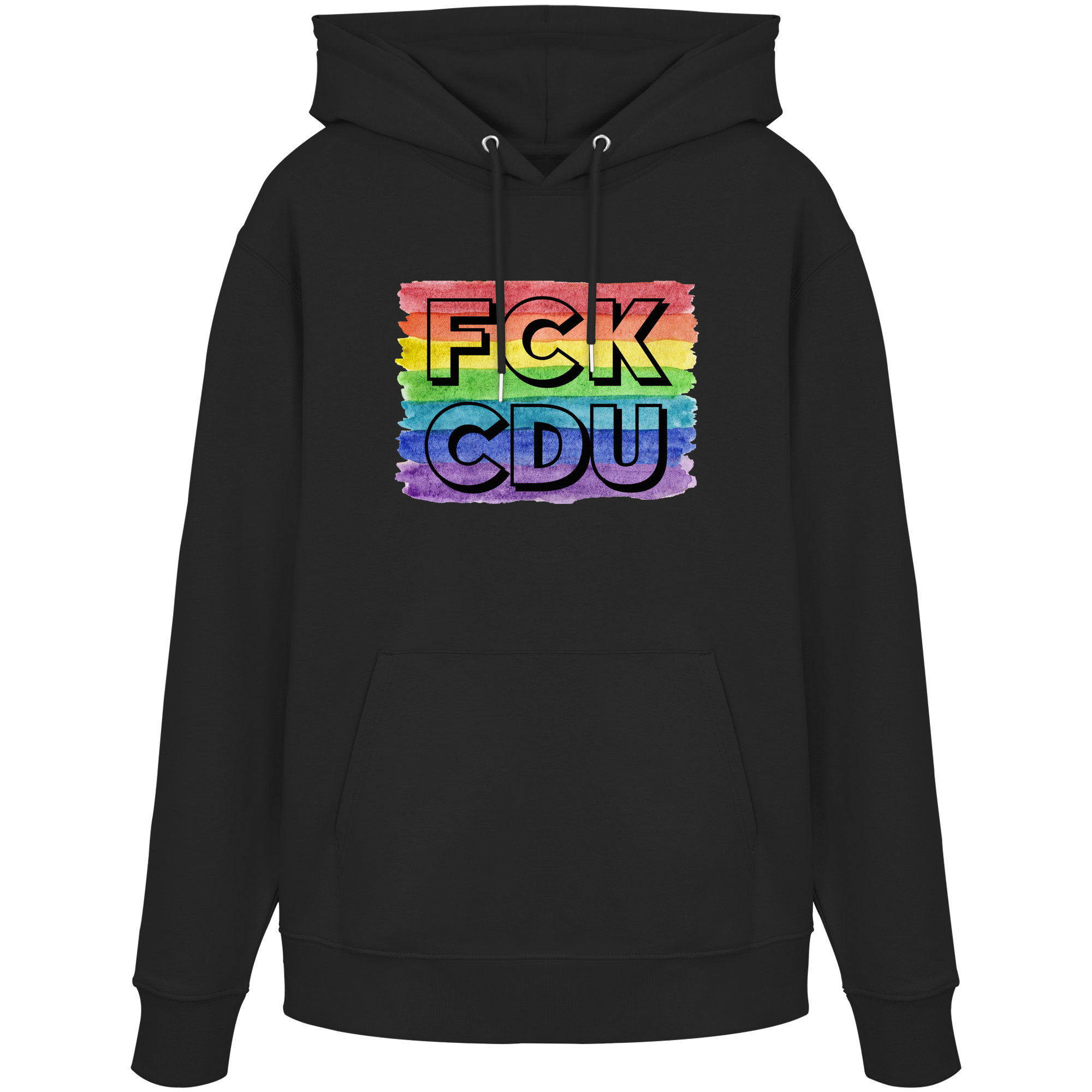 FCK CDU "Rainbow Resistance Edition" - Organic Hoodie