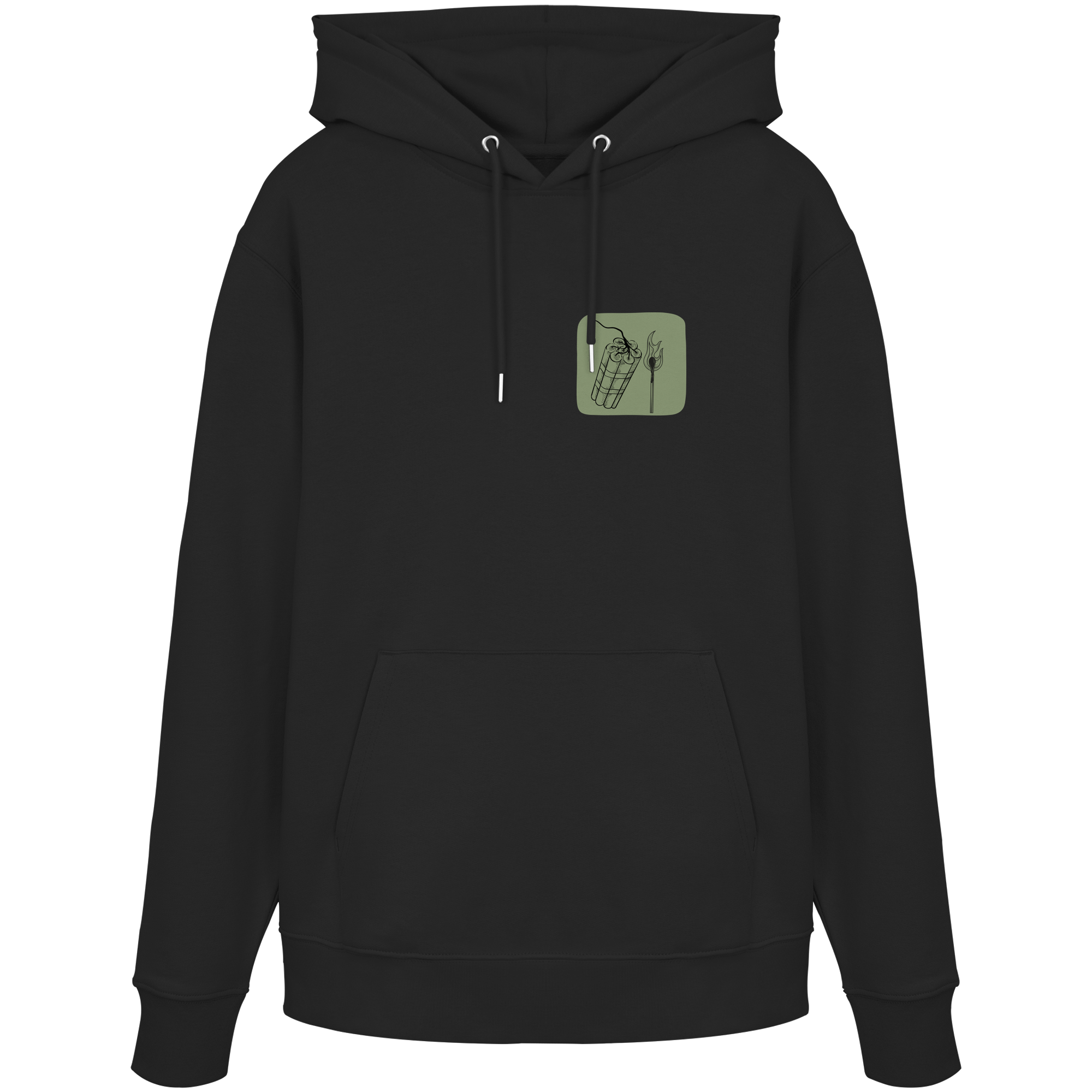 Feuer und Flamme fürs Patriarchat - Organic Hoodie