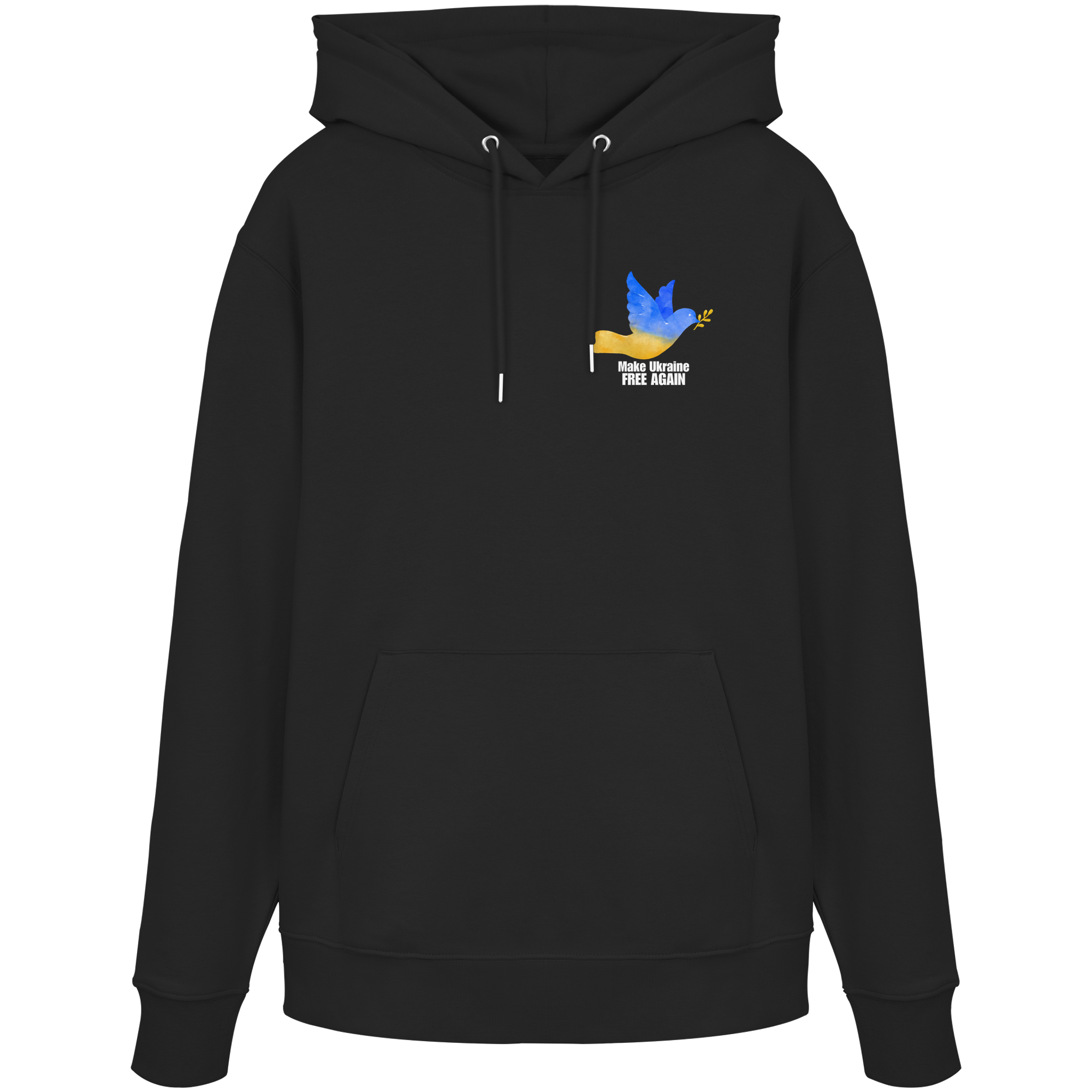 Make Ukraine Free Again "Dove Edition" - Organic Hoodie