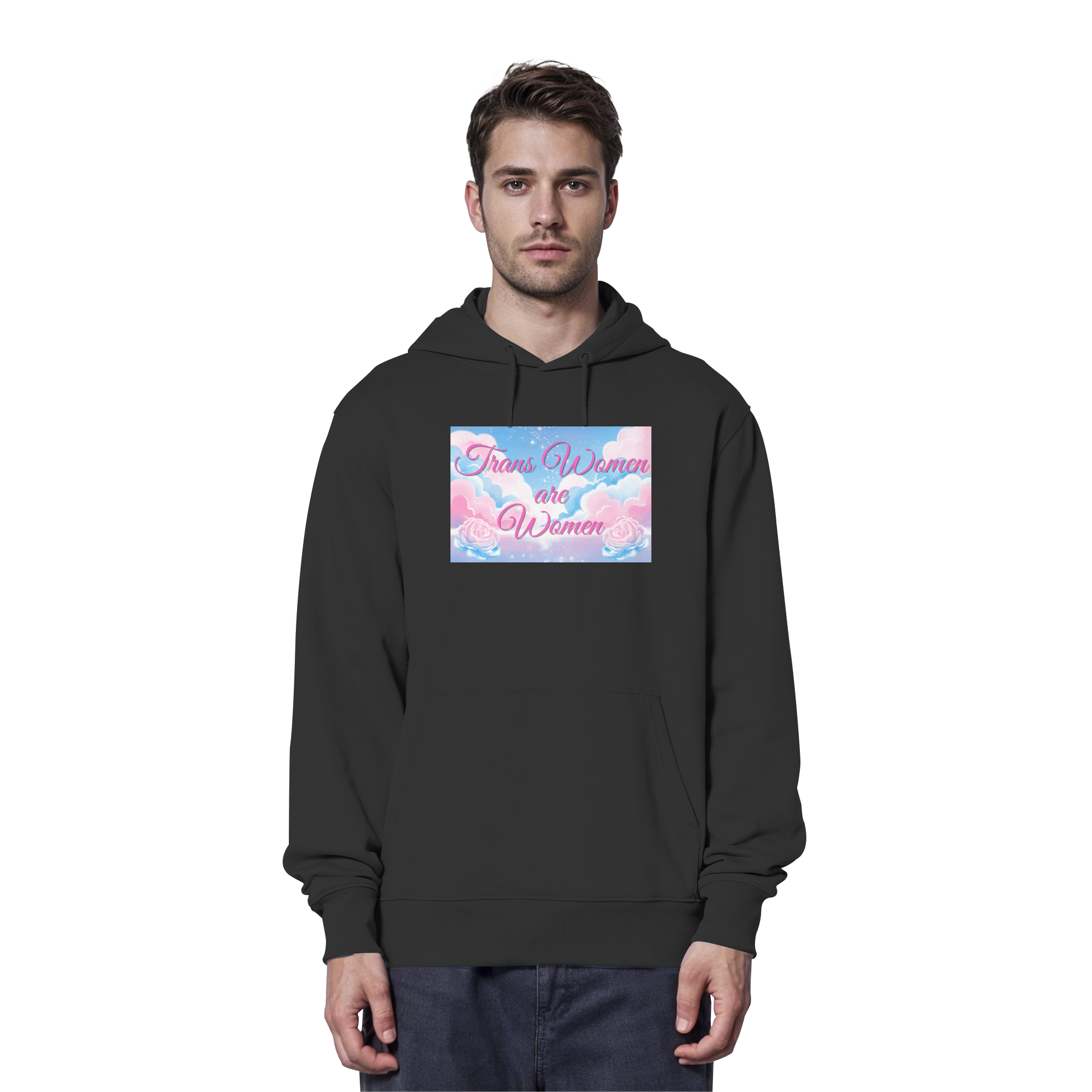 Trans Women are Women "Rosenhimmel Edition" - Organic Hoodie