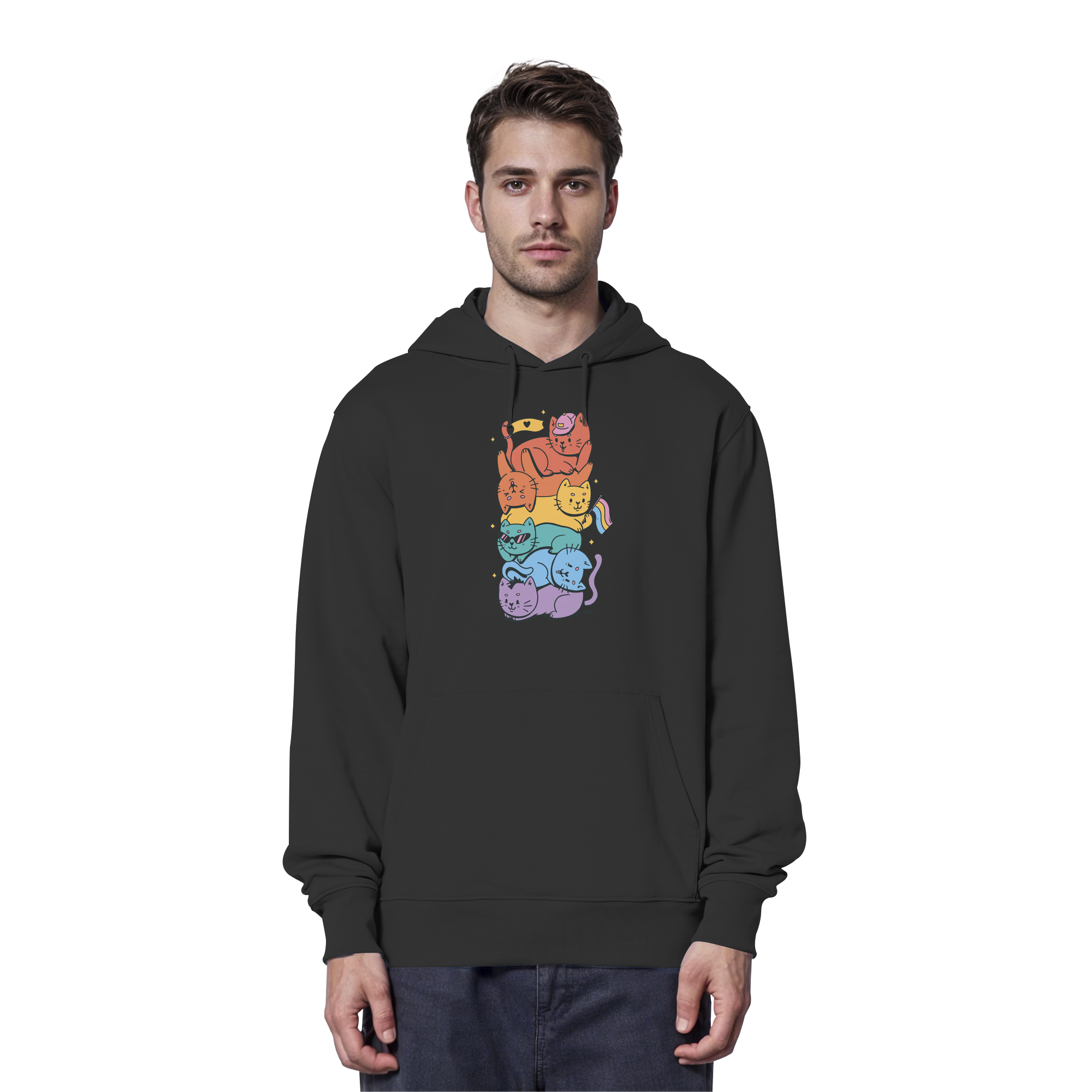 LGBTQ+ Katzen - Organic Hoodie