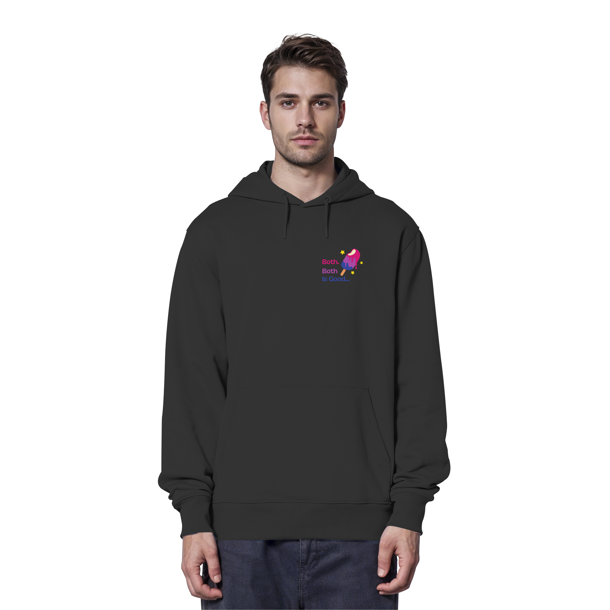 Bi Pride: Both is Good - Organic Hoodie