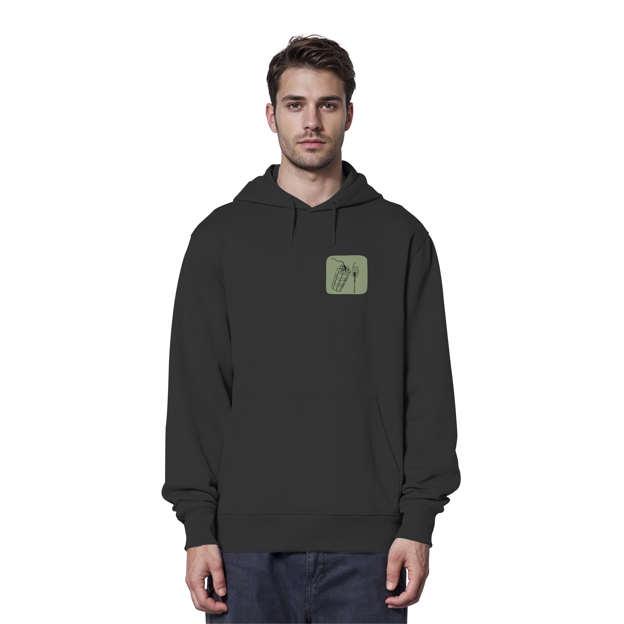 Feuer und Flamme fürs Patriarchat - Organic Hoodie