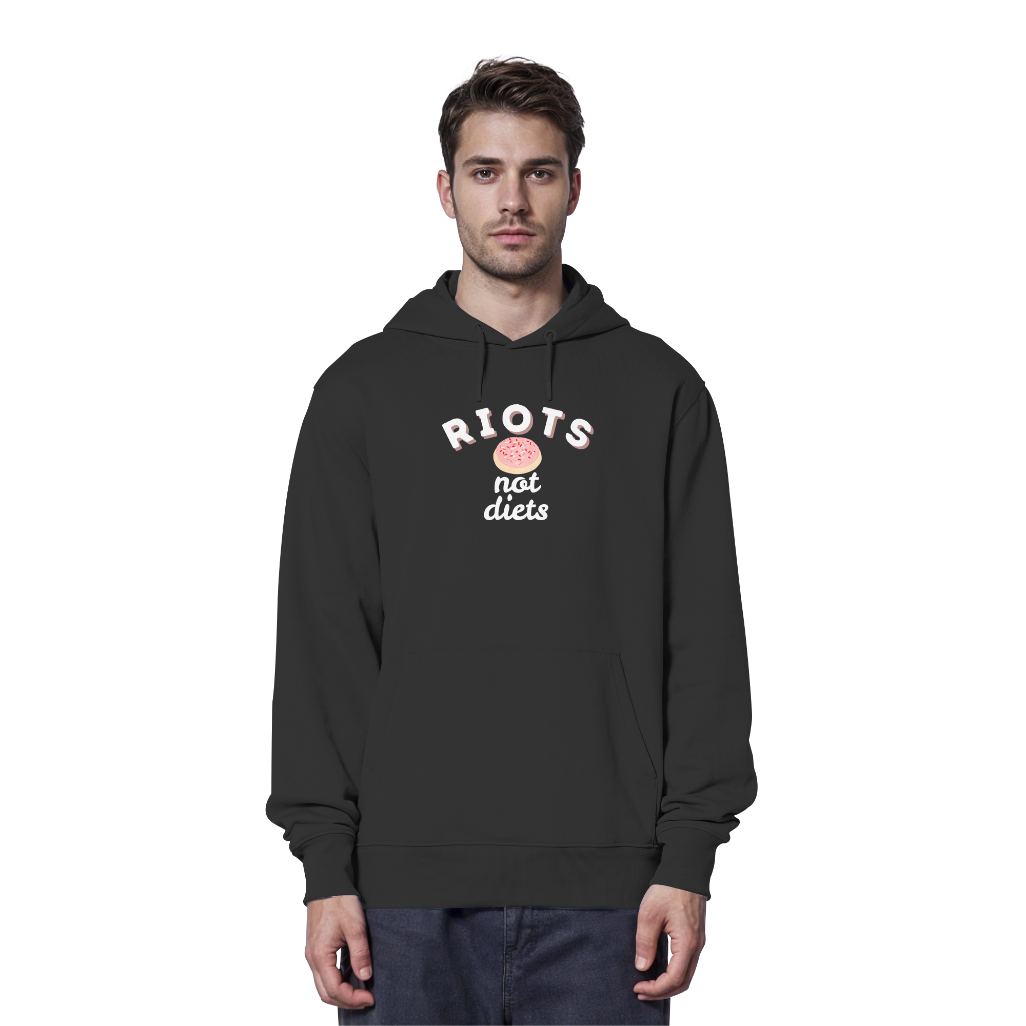 Riots not Diets - Organic Hoodie