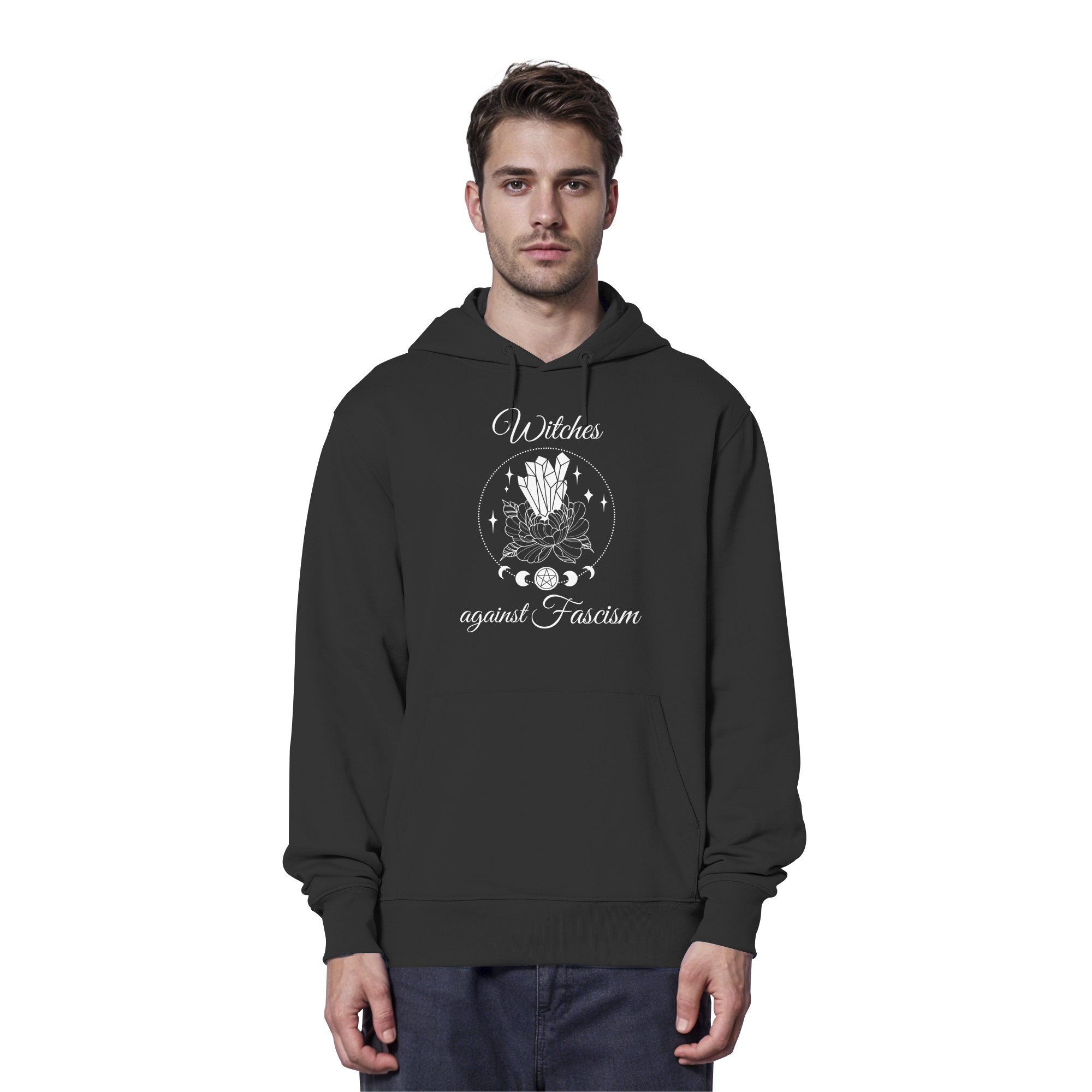 Witches against Fascism - Organic Hoodie