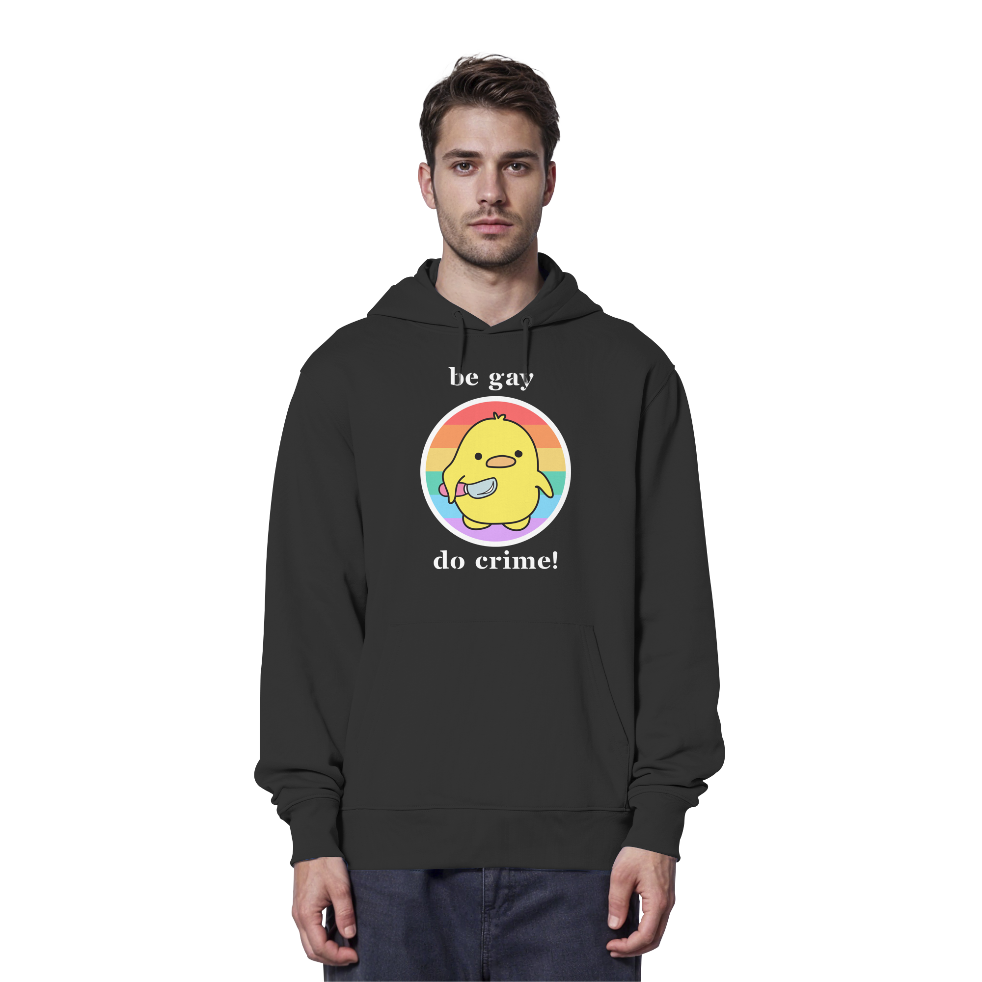 Be Gay Do Crime - Organic Hoodie