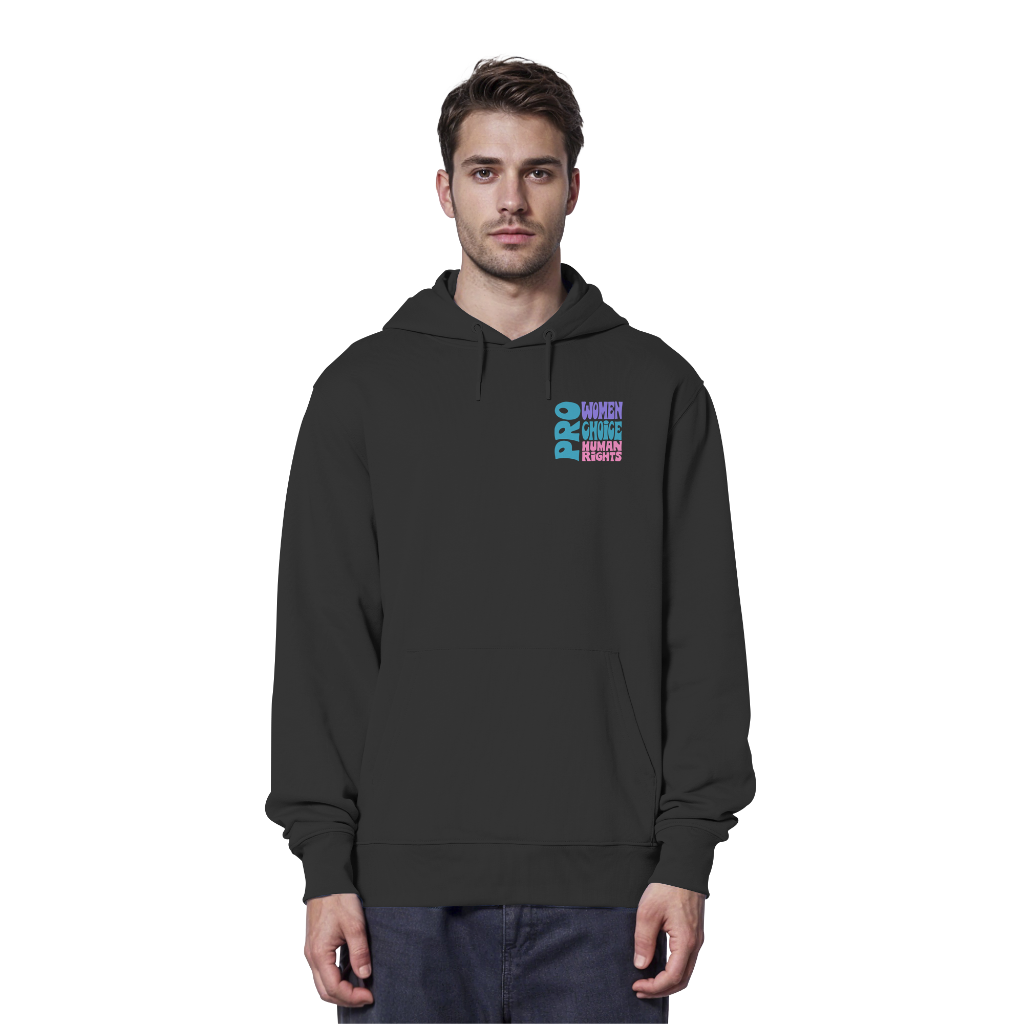 Pro Women Choice Human Rights "Soft Pop Edition" - Organic Hoodie