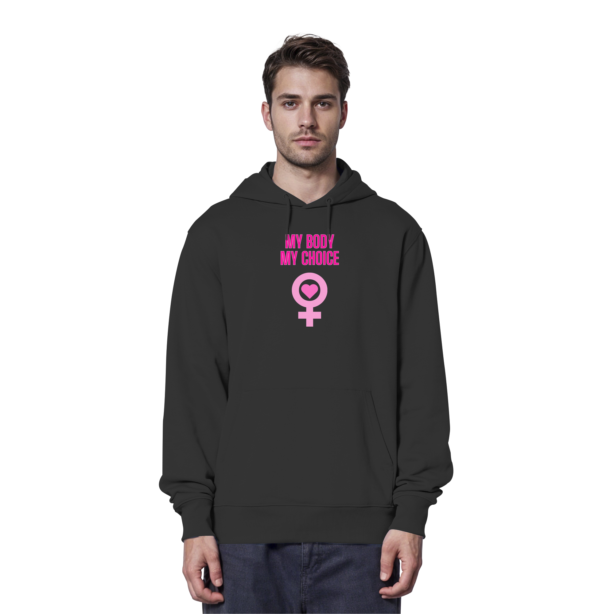 My Body My Choice "Pink Power Edition" - Organic Hoodie