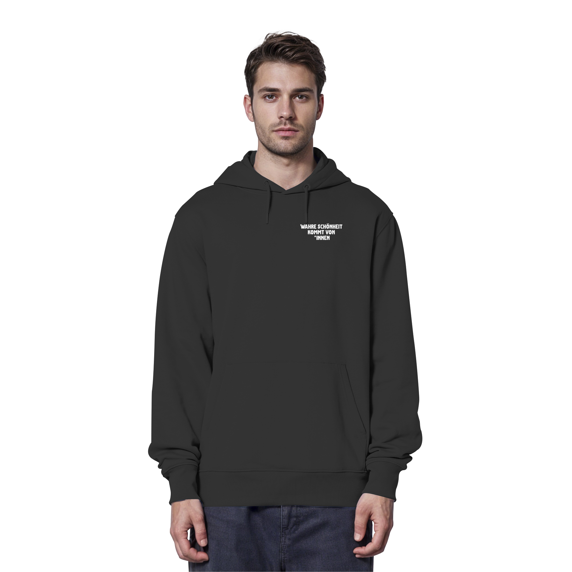 Wahre Schönheit kommt von *innen - Organic Hoodie