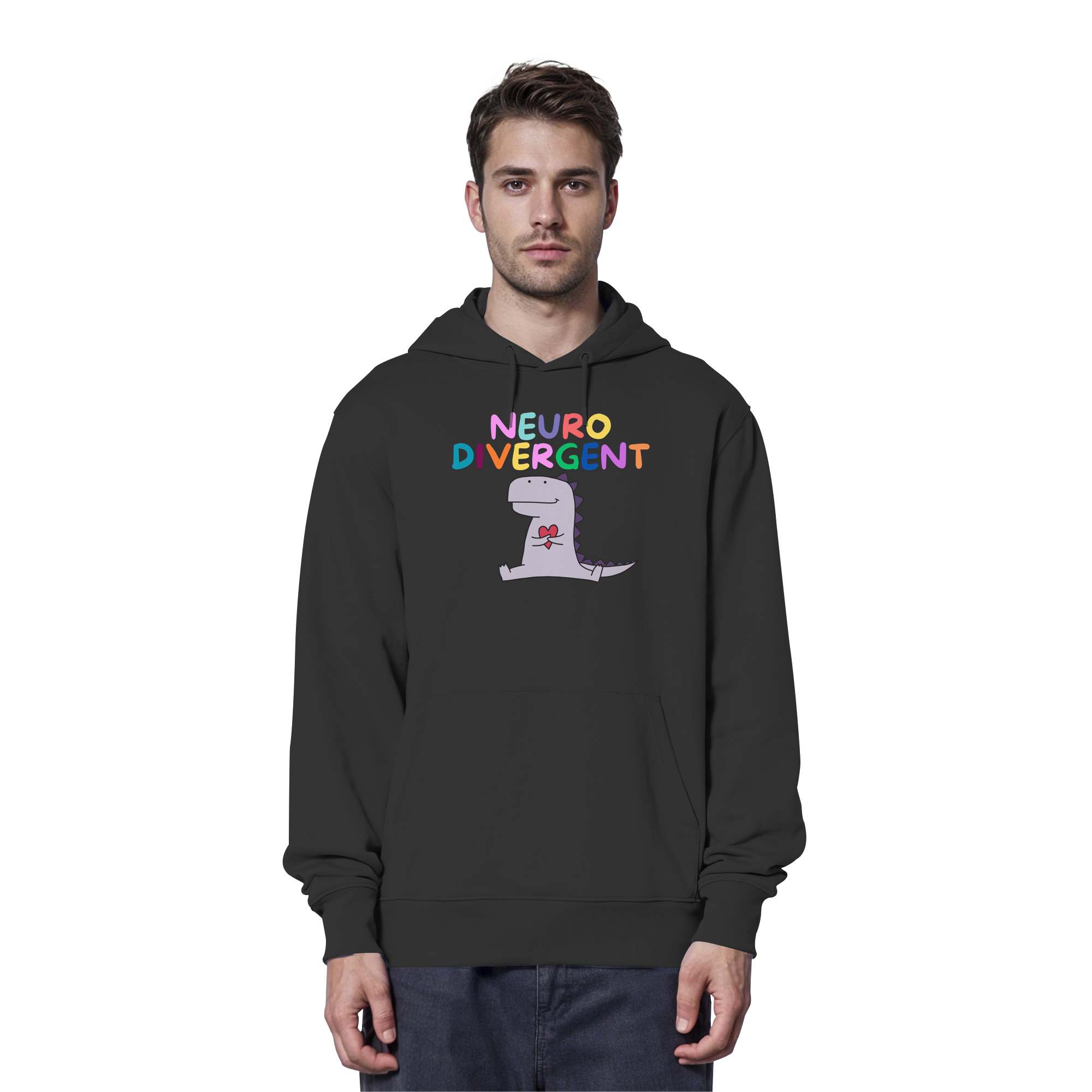 Neurodivergent "Dino Edition" - Organic Hoodie