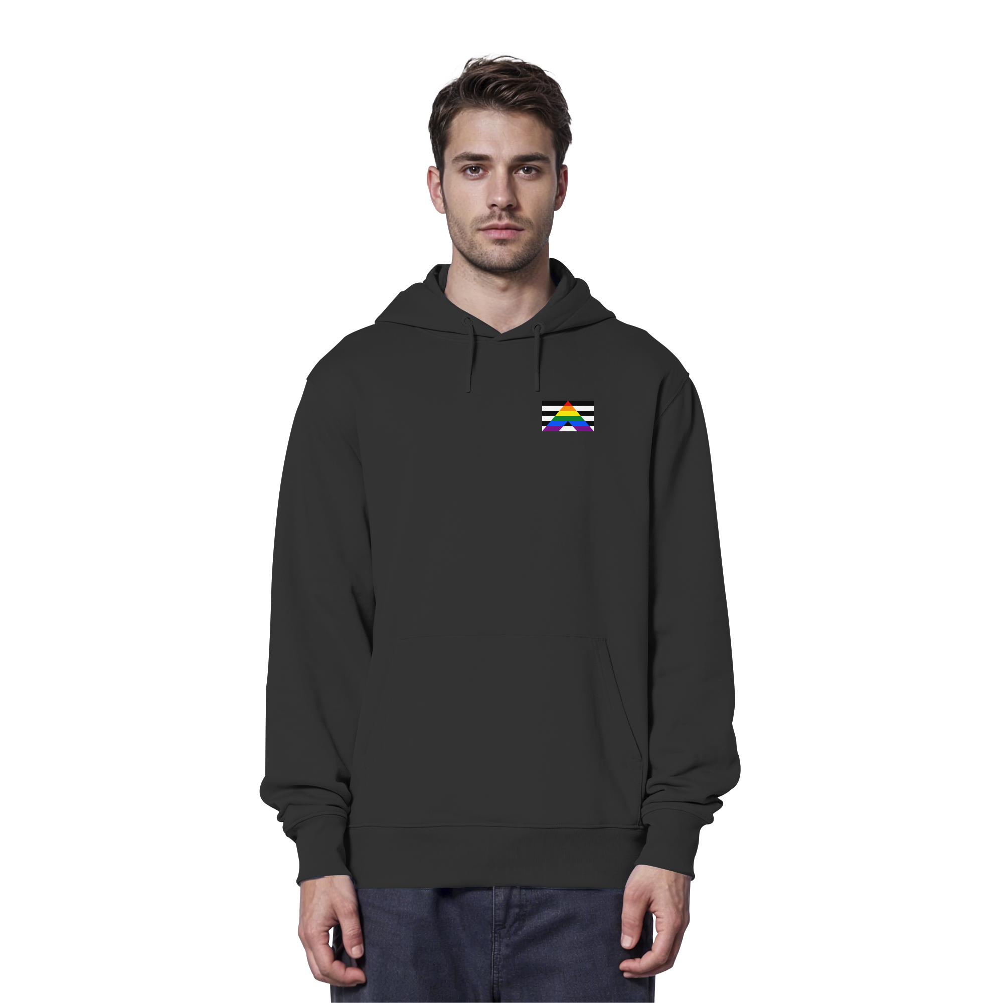 Straight Ally Pride Flag - Organic Hoodie