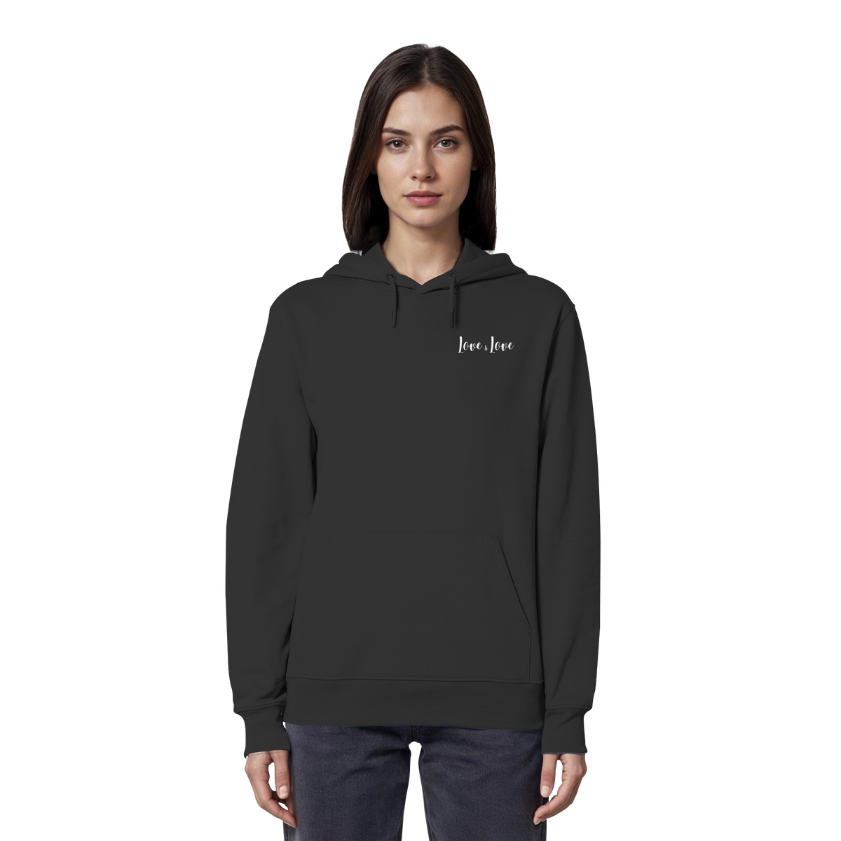 Love is Love "Calligraphy Edition" - Organic Hoodie