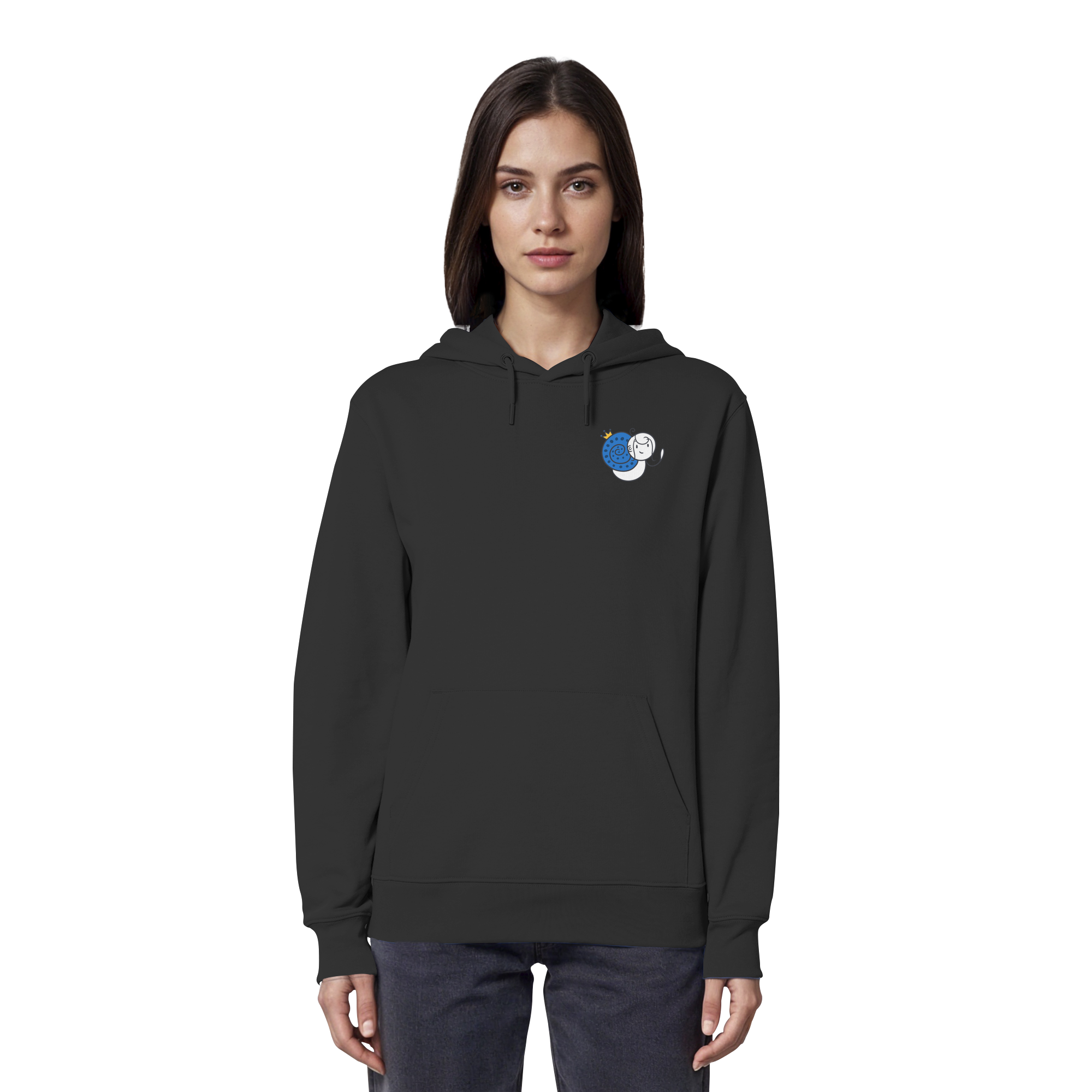 Meine Heilung braucht Zeit "Bunte Edition" Backprint - Organic Hoodie