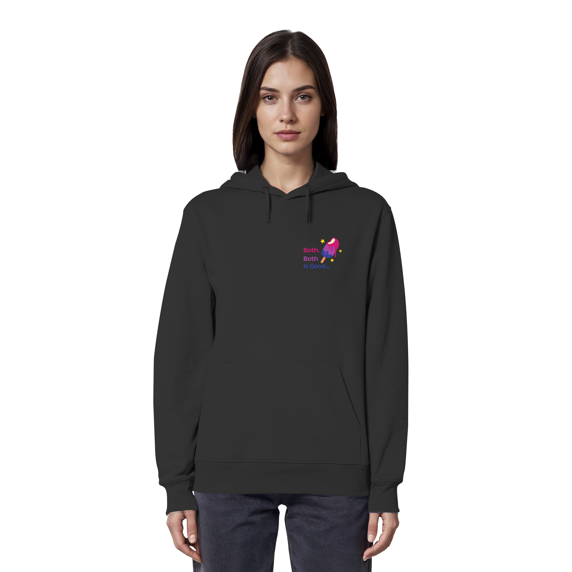 Bi Pride: Both is Good - Organic Hoodie