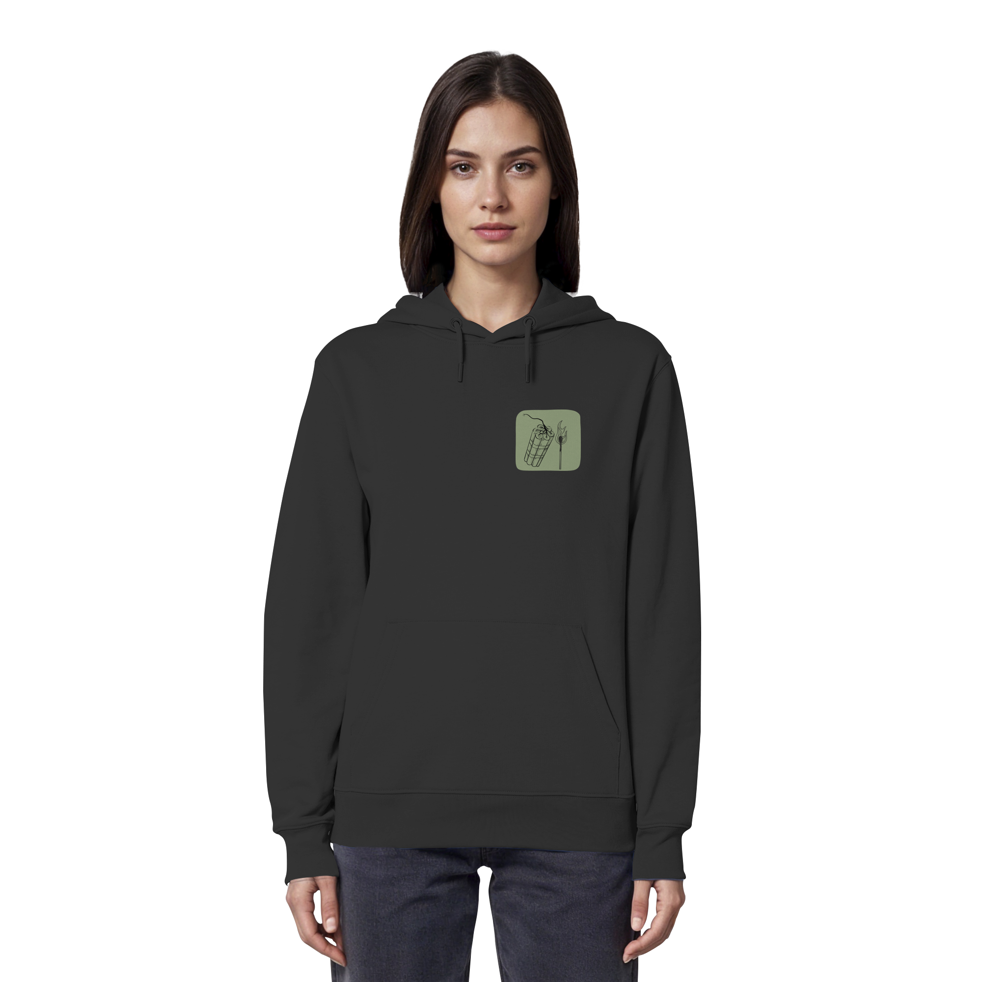 Feuer und Flamme fürs Patriarchat - Organic Hoodie
