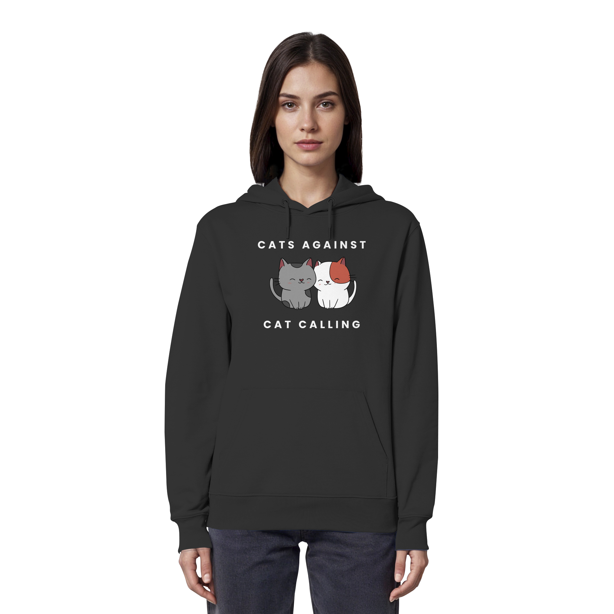 Cats Against Catcalling "Cuddle Edition" - Organic Hoodie