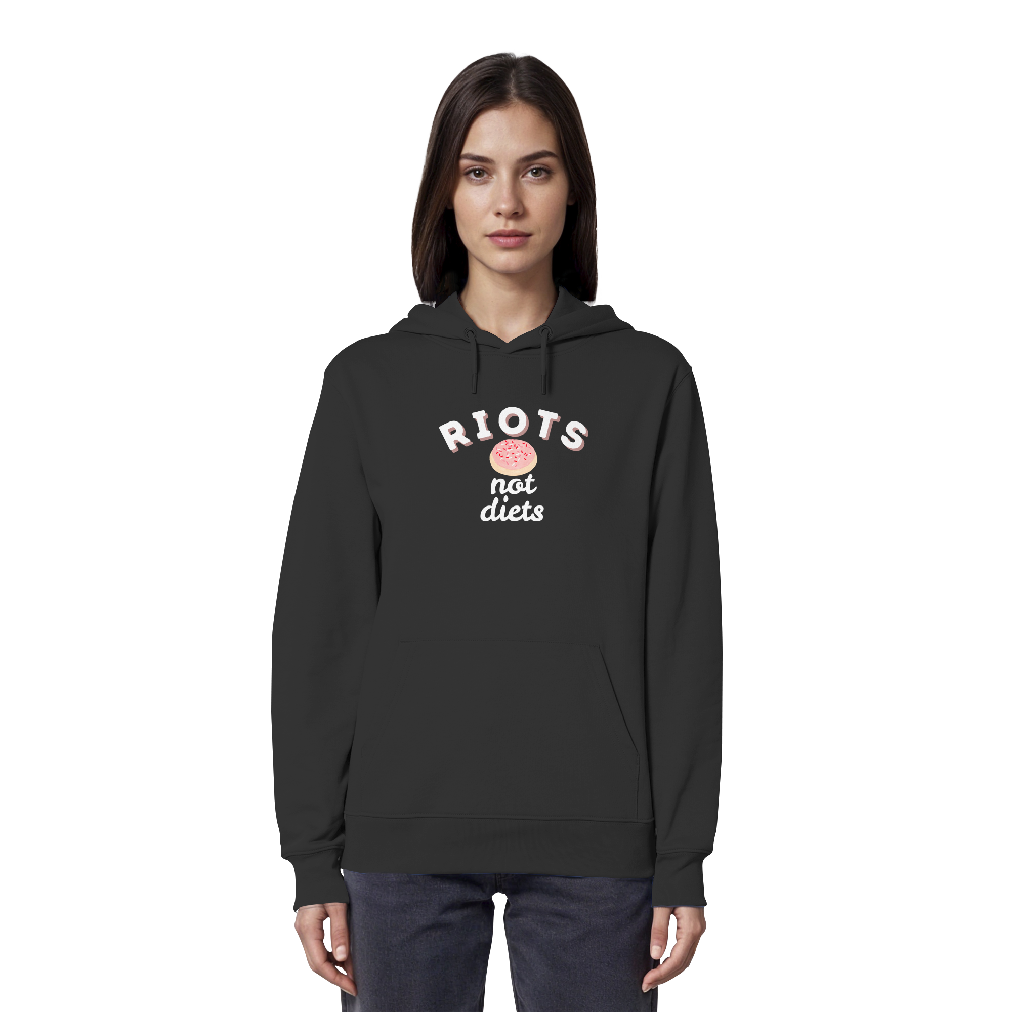 Riots not Diets - Organic Hoodie